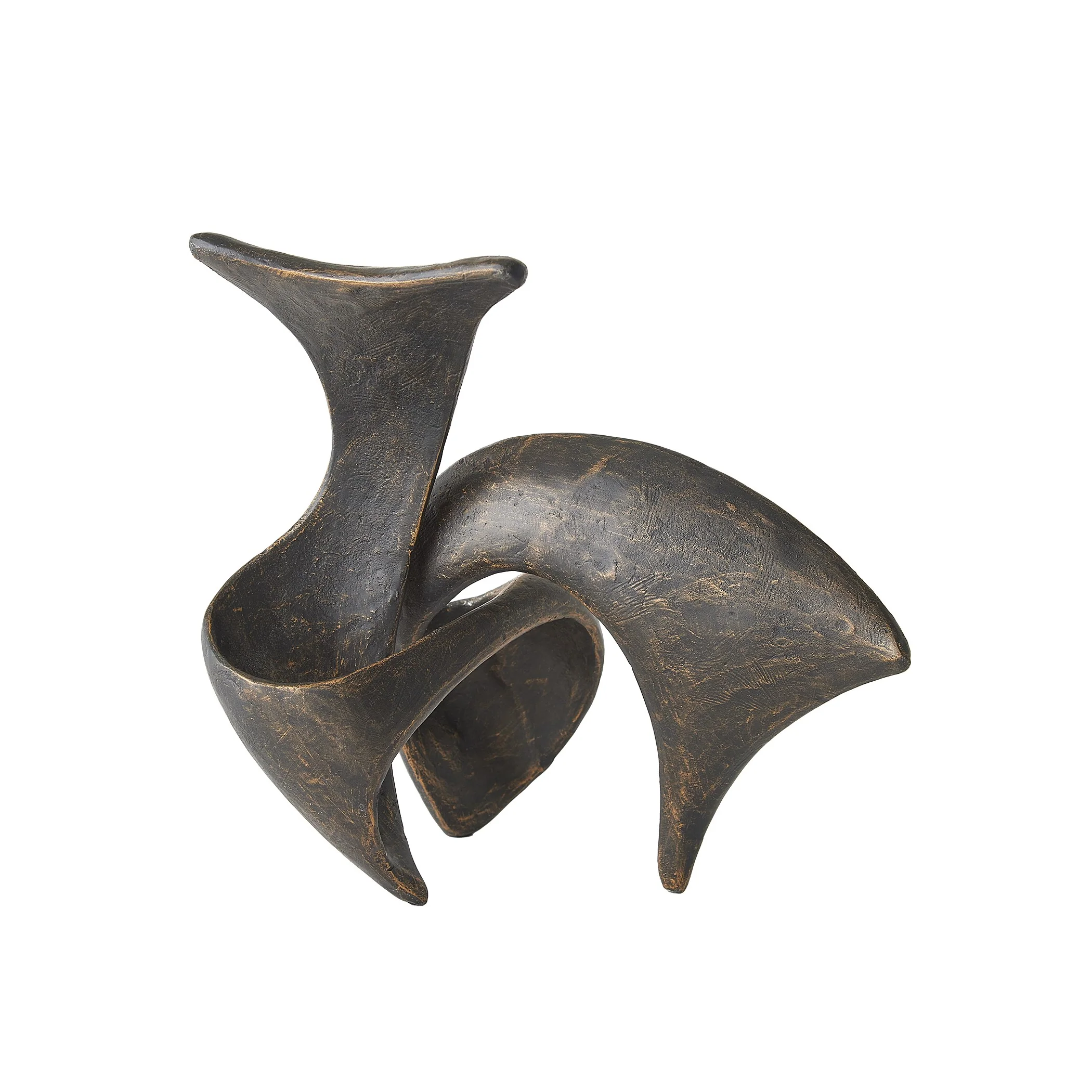 Global Views Strombus Sculpture Bronze - Image 7