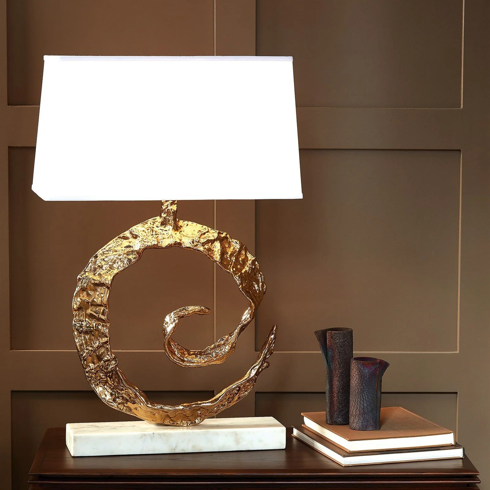 Global Views Swirl Lamp - Image 9