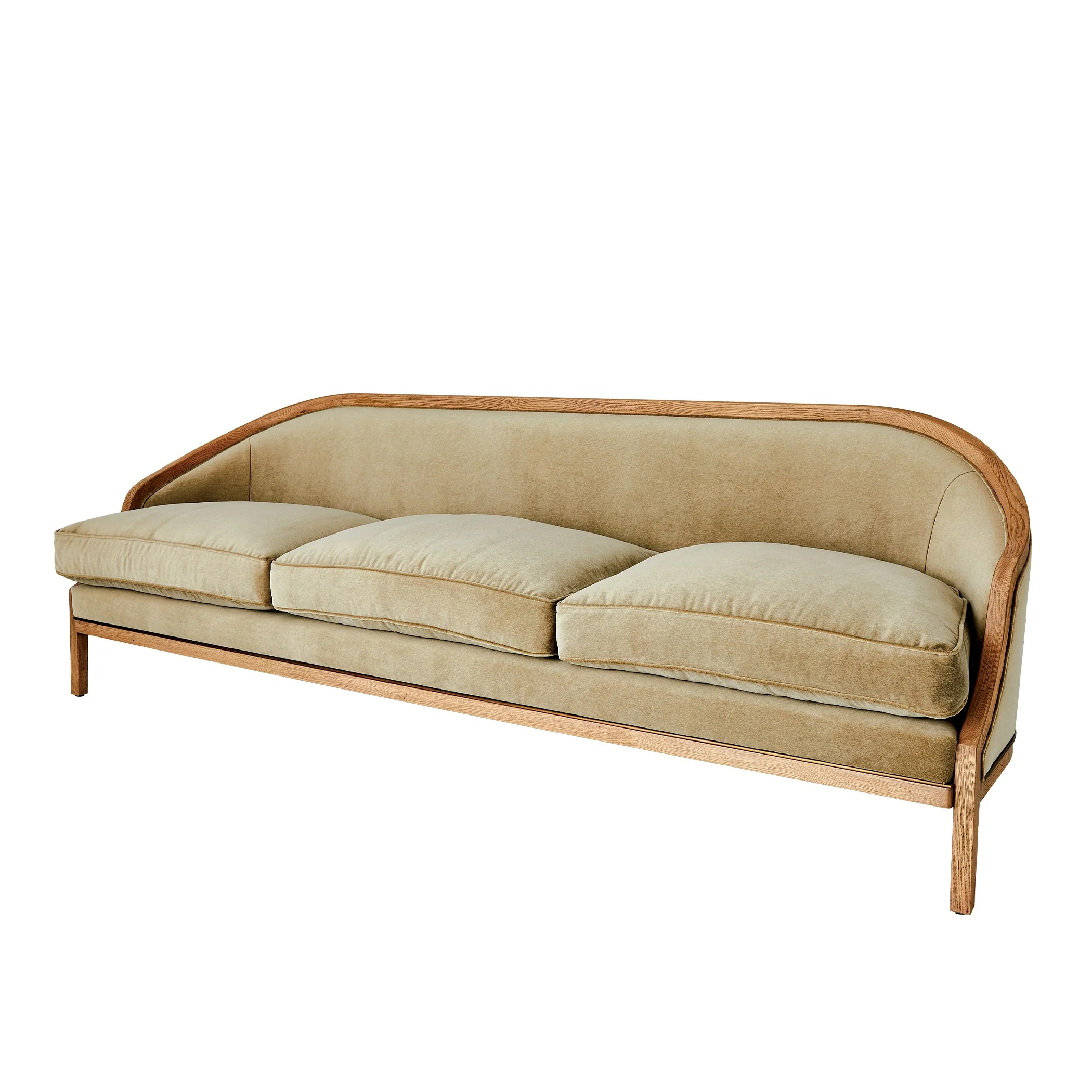 Global Views Tailored Sofa-Bleached Oak - Image 2