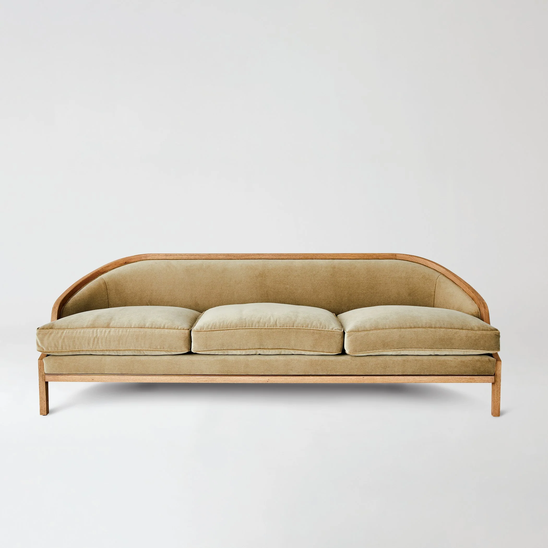 Global Views Tailored Sofa-Bleached Oak - Image 5