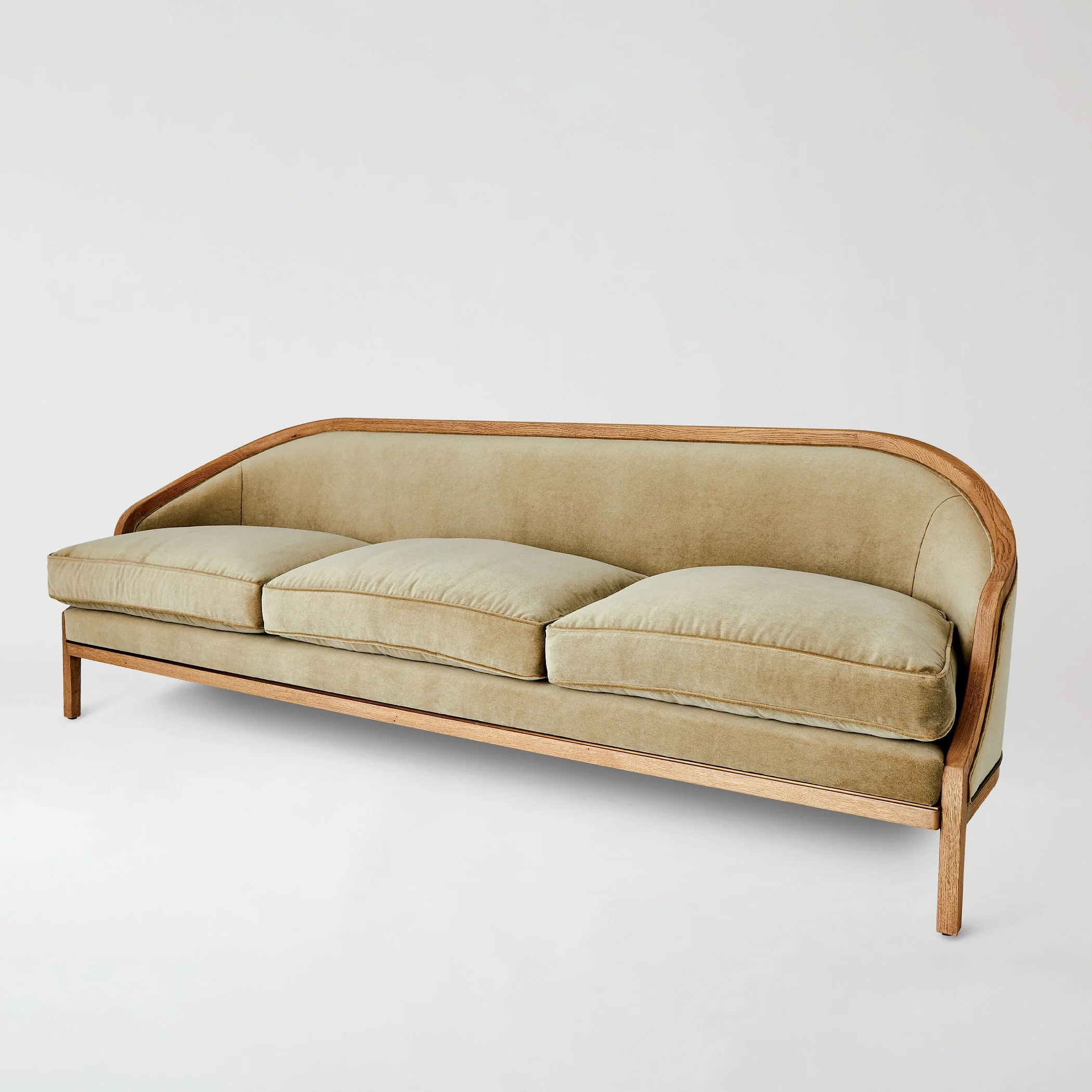 Global Views Tailored Sofa-Bleached Oak - Image 6