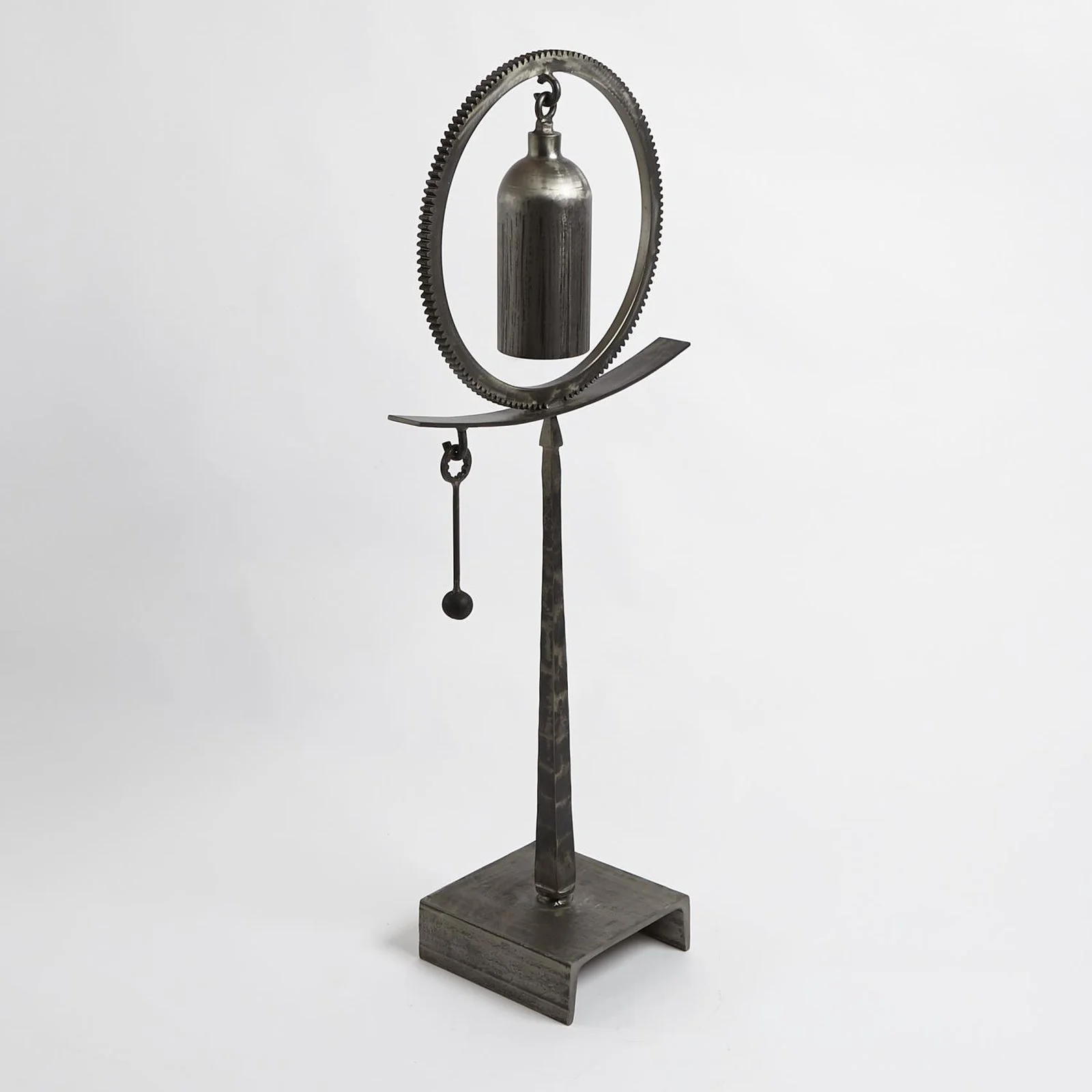 Global Views Taper Spring Sound Sculpture Natural Iron - Image 2