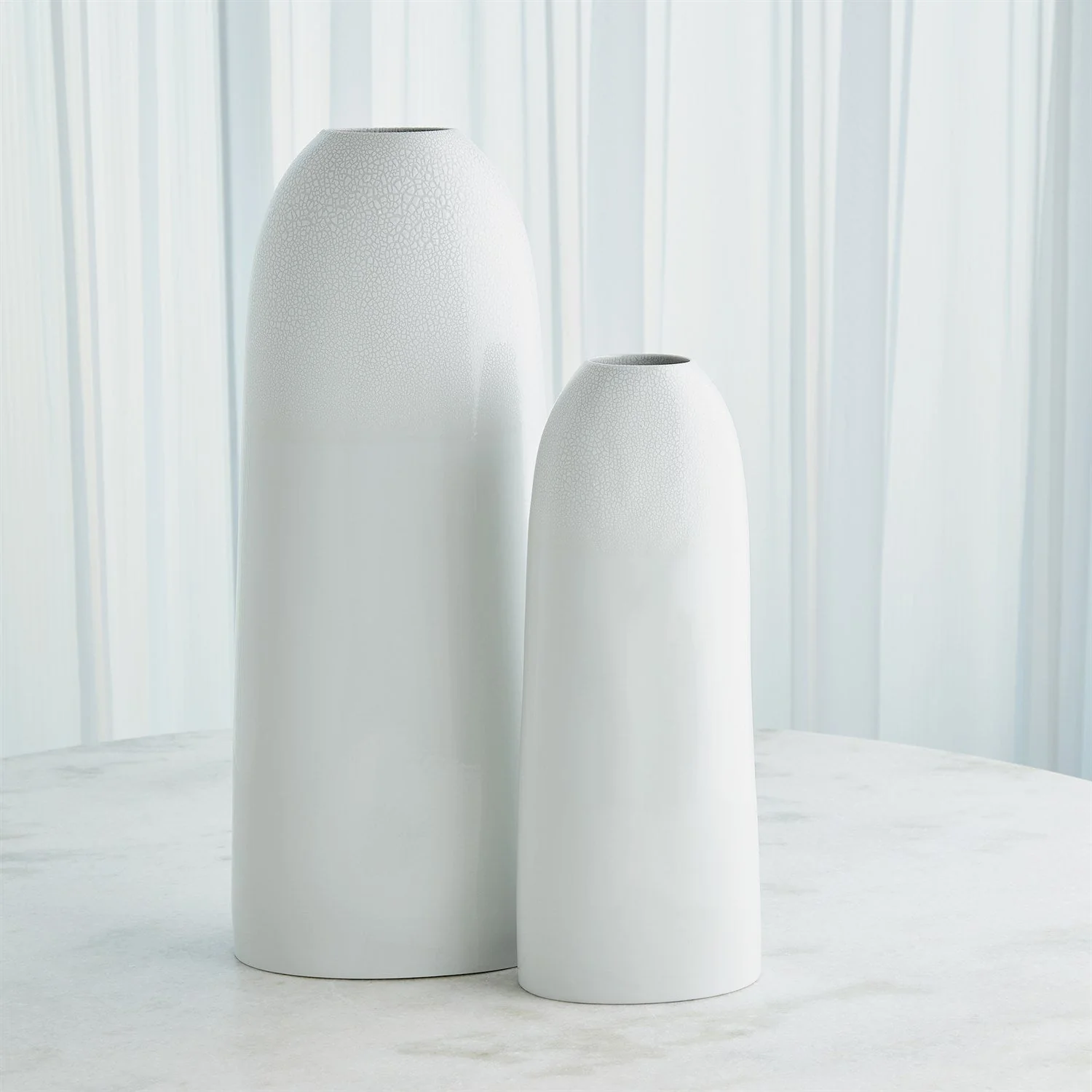 Global Views White Terra Vase Clearance - Image 2