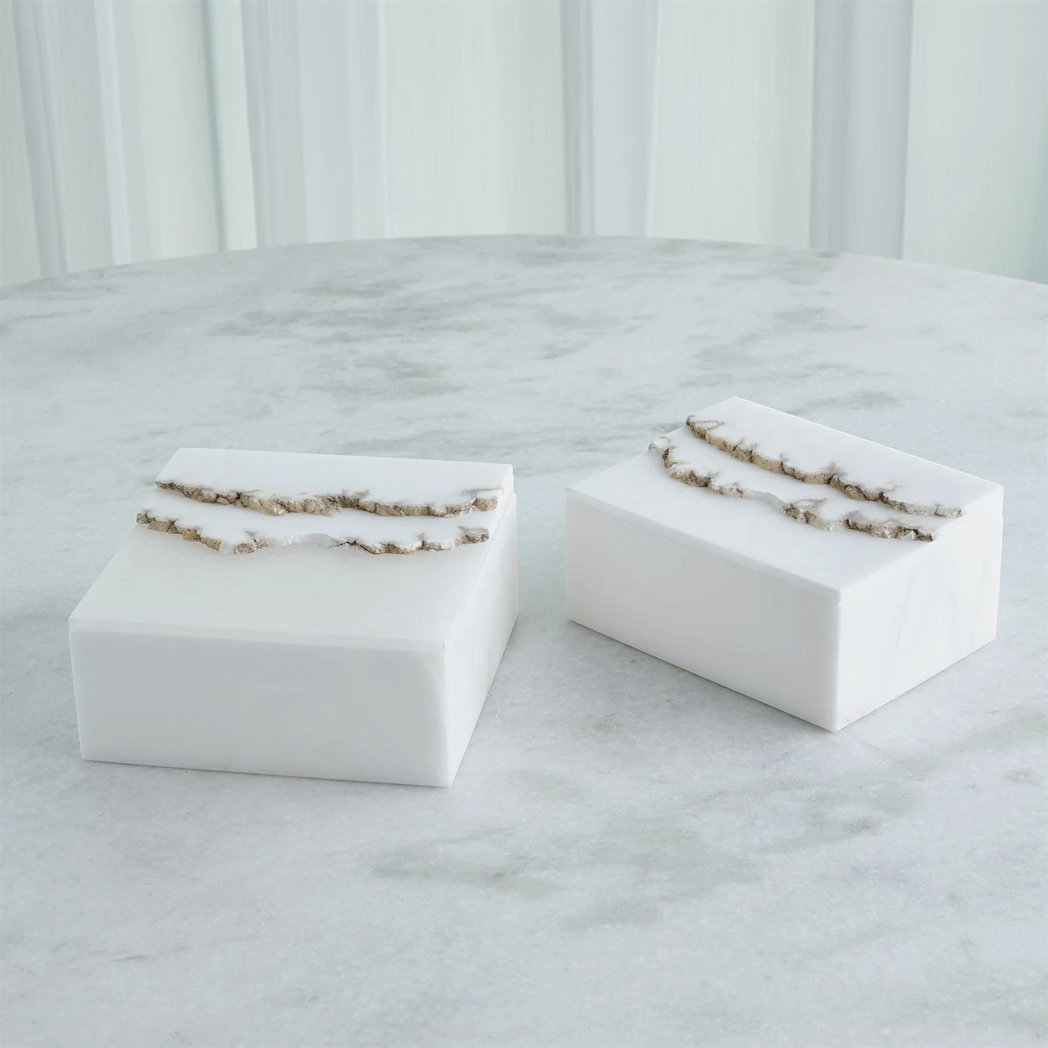 Global Views Terrain Alabaster Box - Image 3