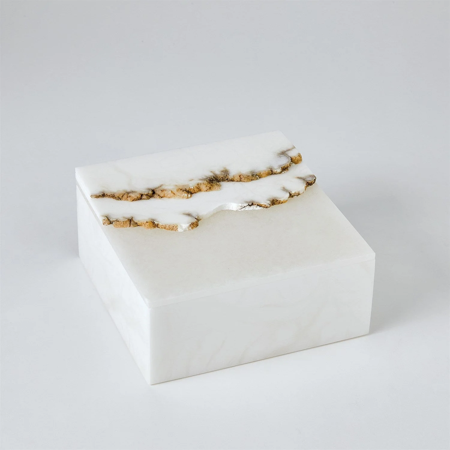 Global Views Terrain Alabaster Box - Image 4