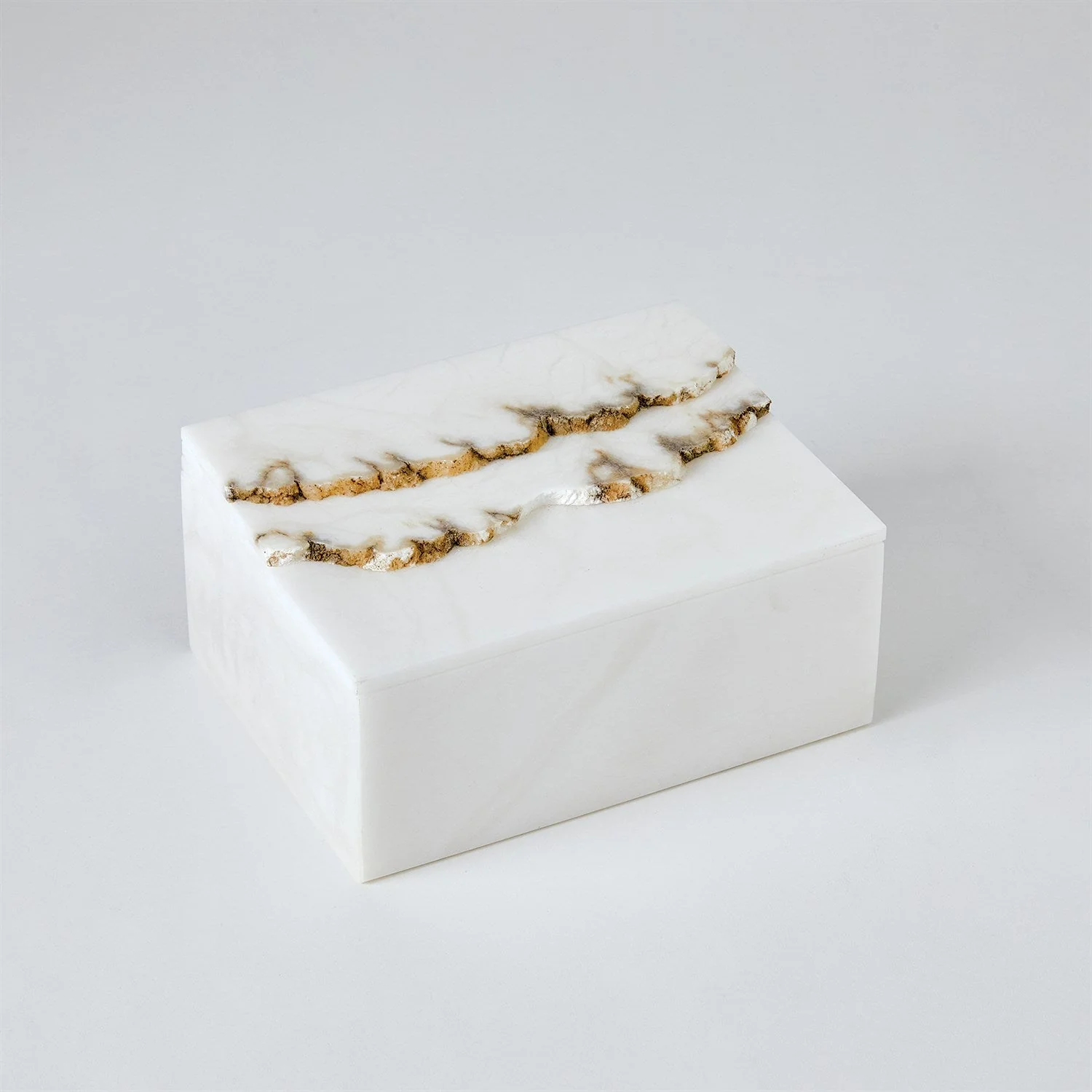 Global Views Terrain Alabaster Box - Image 7