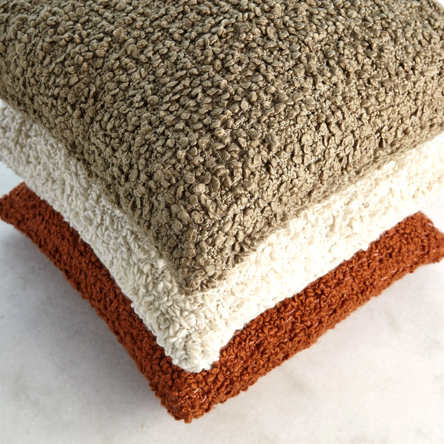 Global Views Textured Boucle Pillow - Natural - Image 11