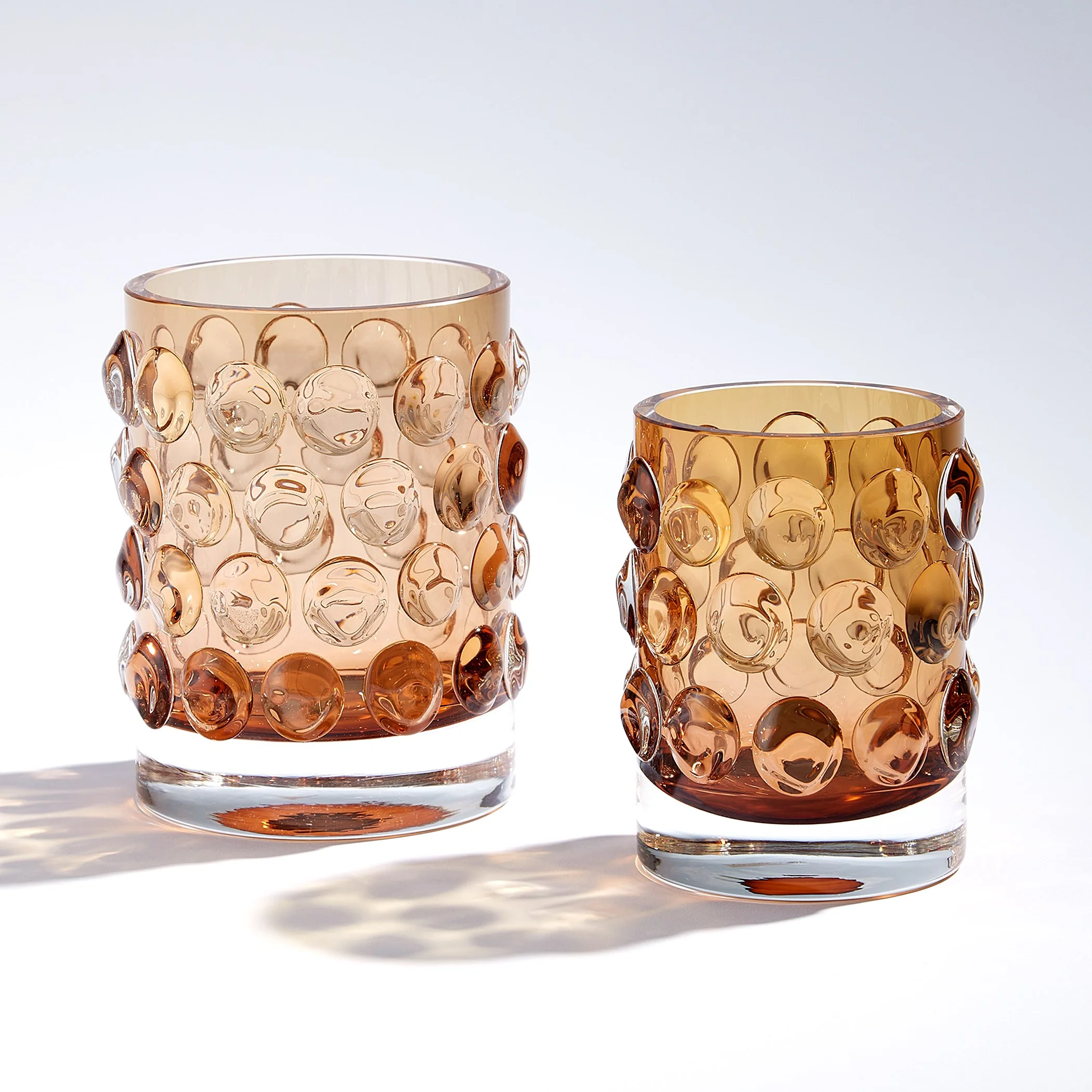 Global Views Thousand Eye Vase Amber - Image 6