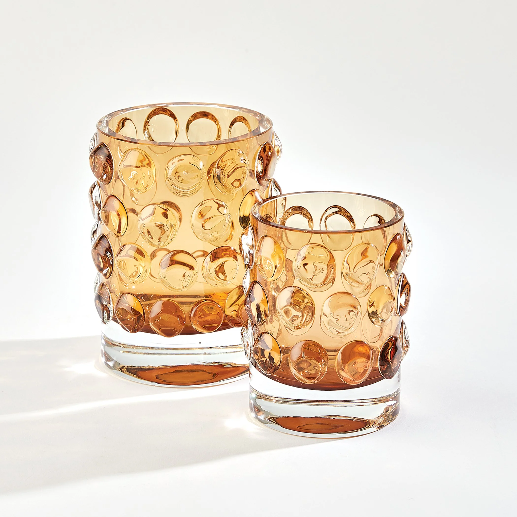 Global Views Thousand Eye Vase-Amber-Lg - Image 2