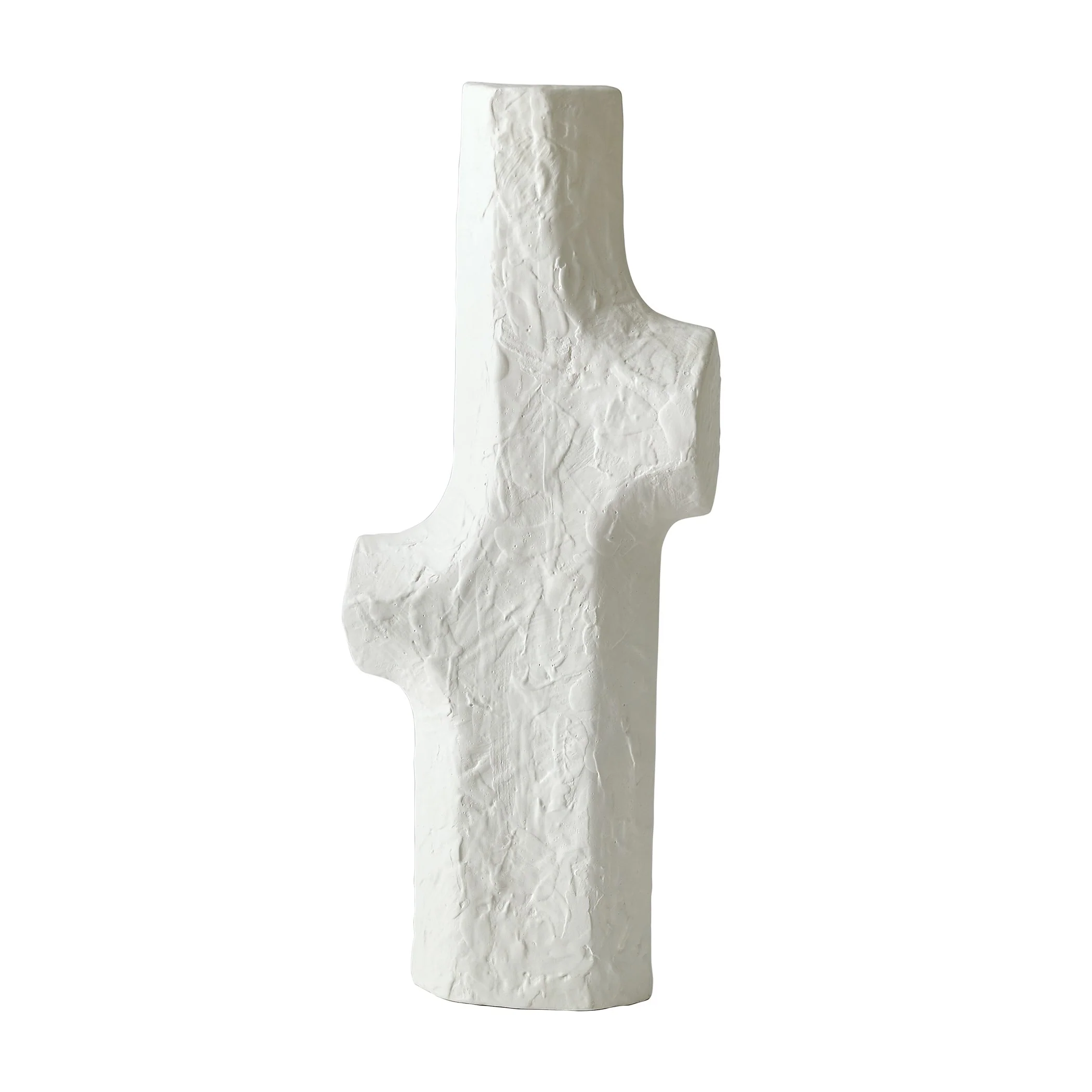 Global Views Tiered Trunk Vase Matte White - Image 11