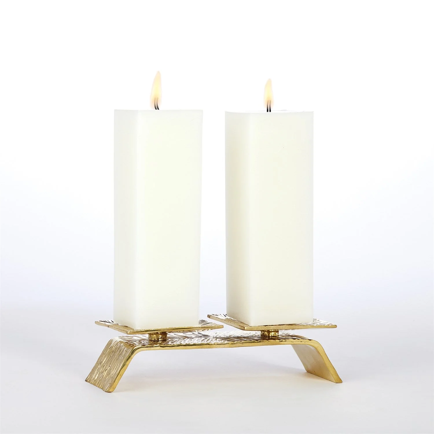 Global Views Torch Candleholder - Brass - Image 3