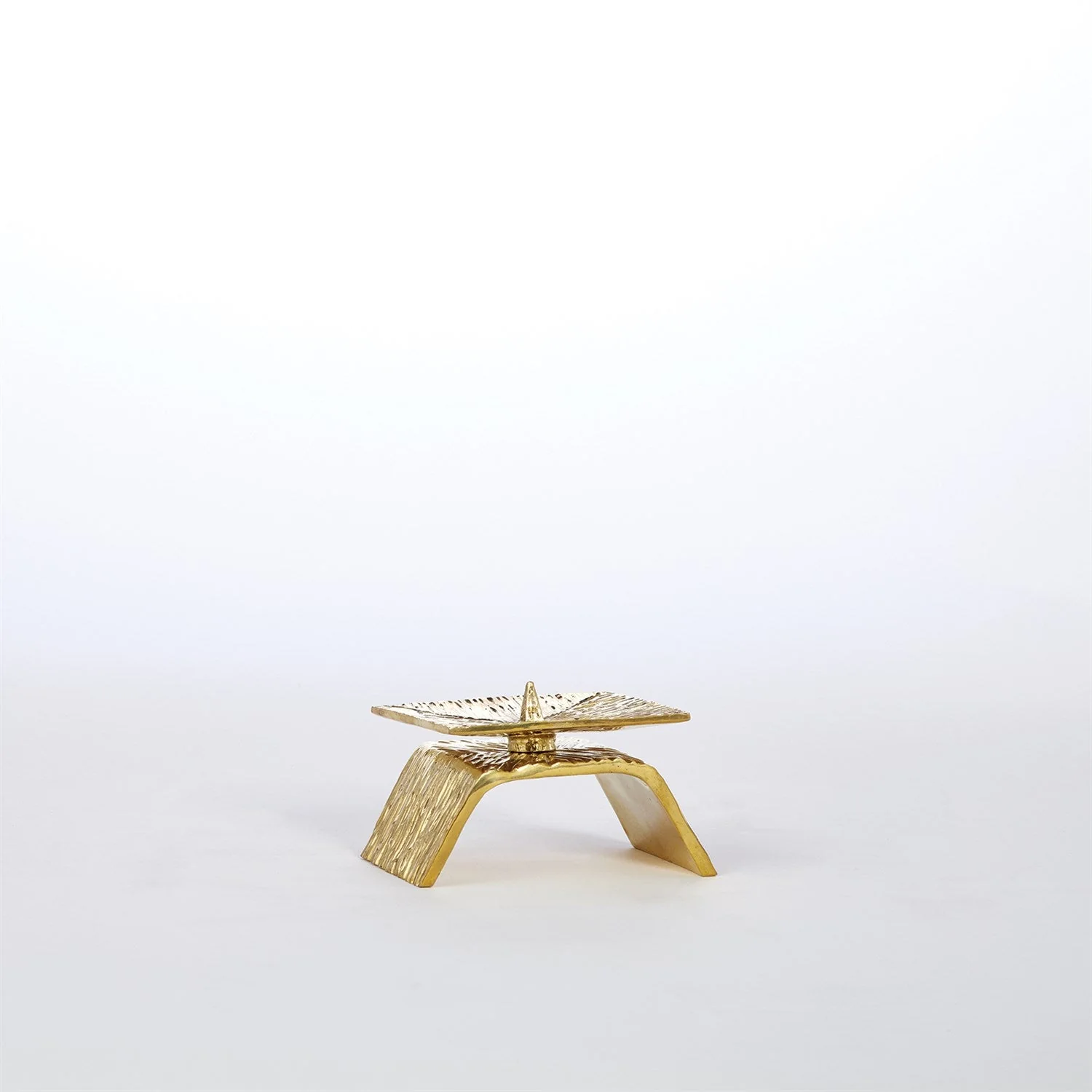 Global Views Torch Candleholder - Brass - Image 4