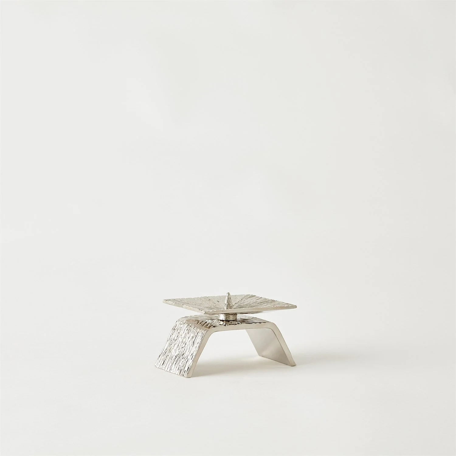 Global Views Nickel Torch Candleholder Clearance - Image 4