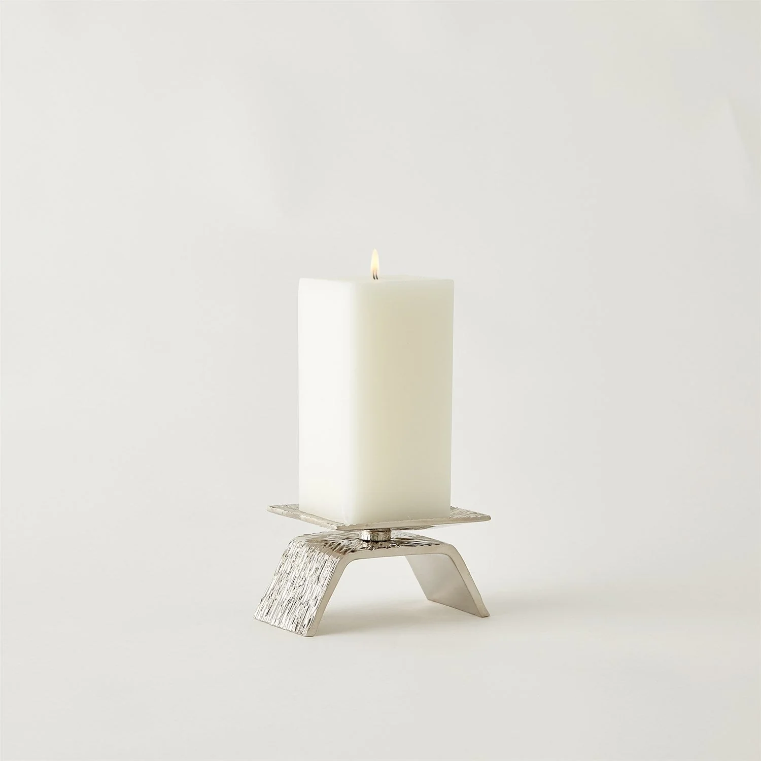 Global Views Nickel Torch Candleholder Clearance - Image 5