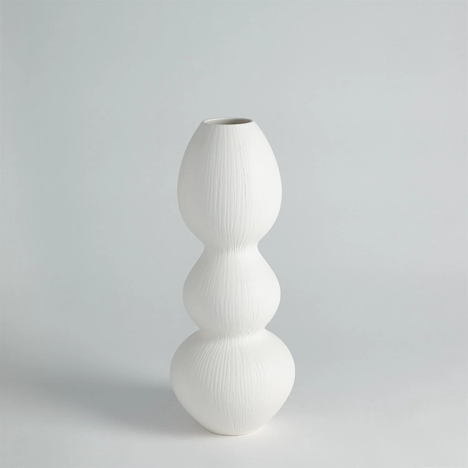 Global Views Torch Vase - Matte White - Image 6