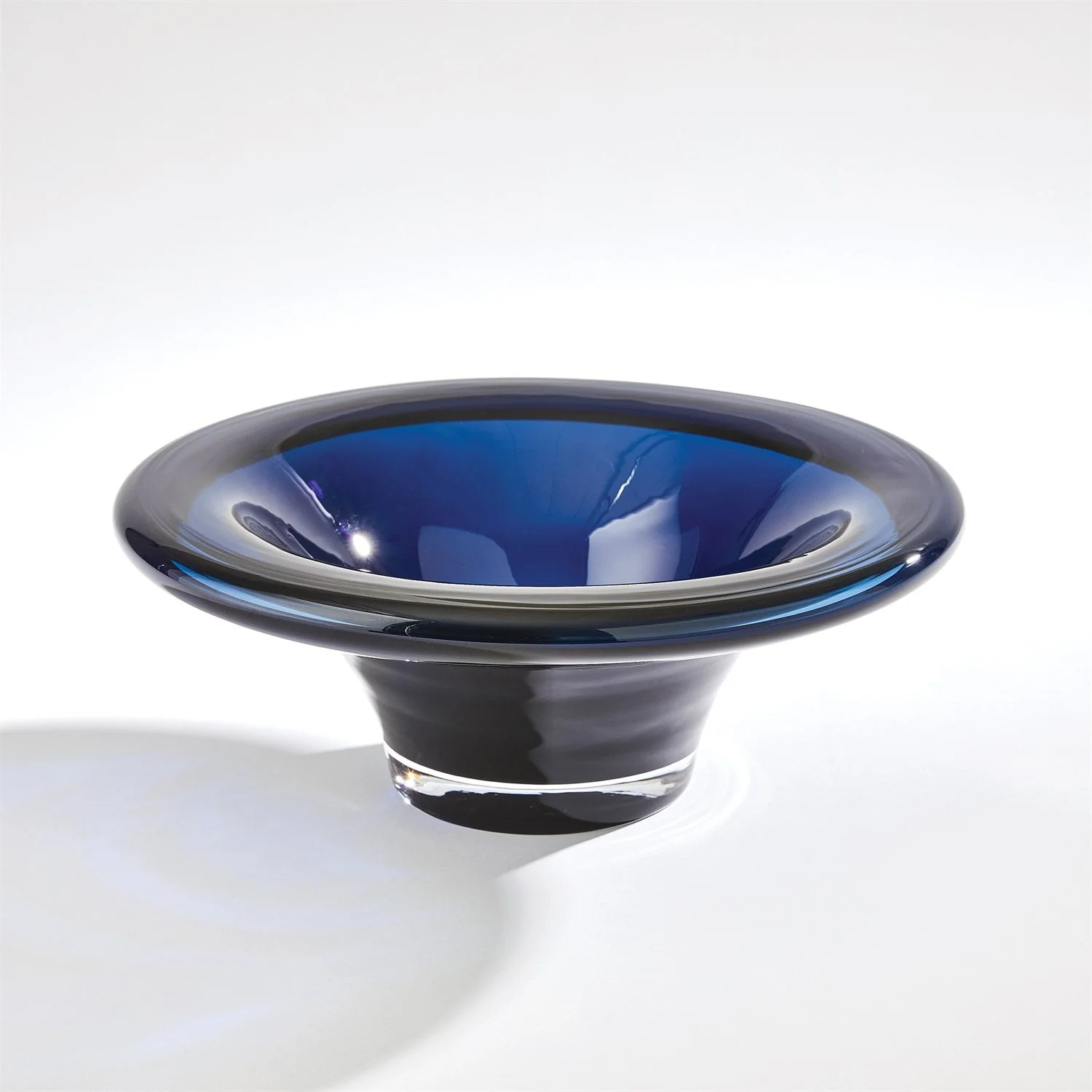 Global Views Tourneau Bowl - Night Blue - Image 4