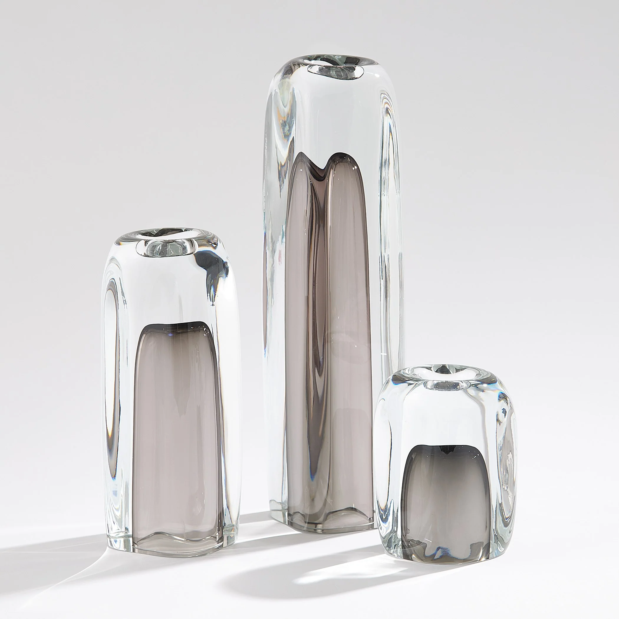 Global Views Tower Tea Light Holder/Vase Grey - Image 3