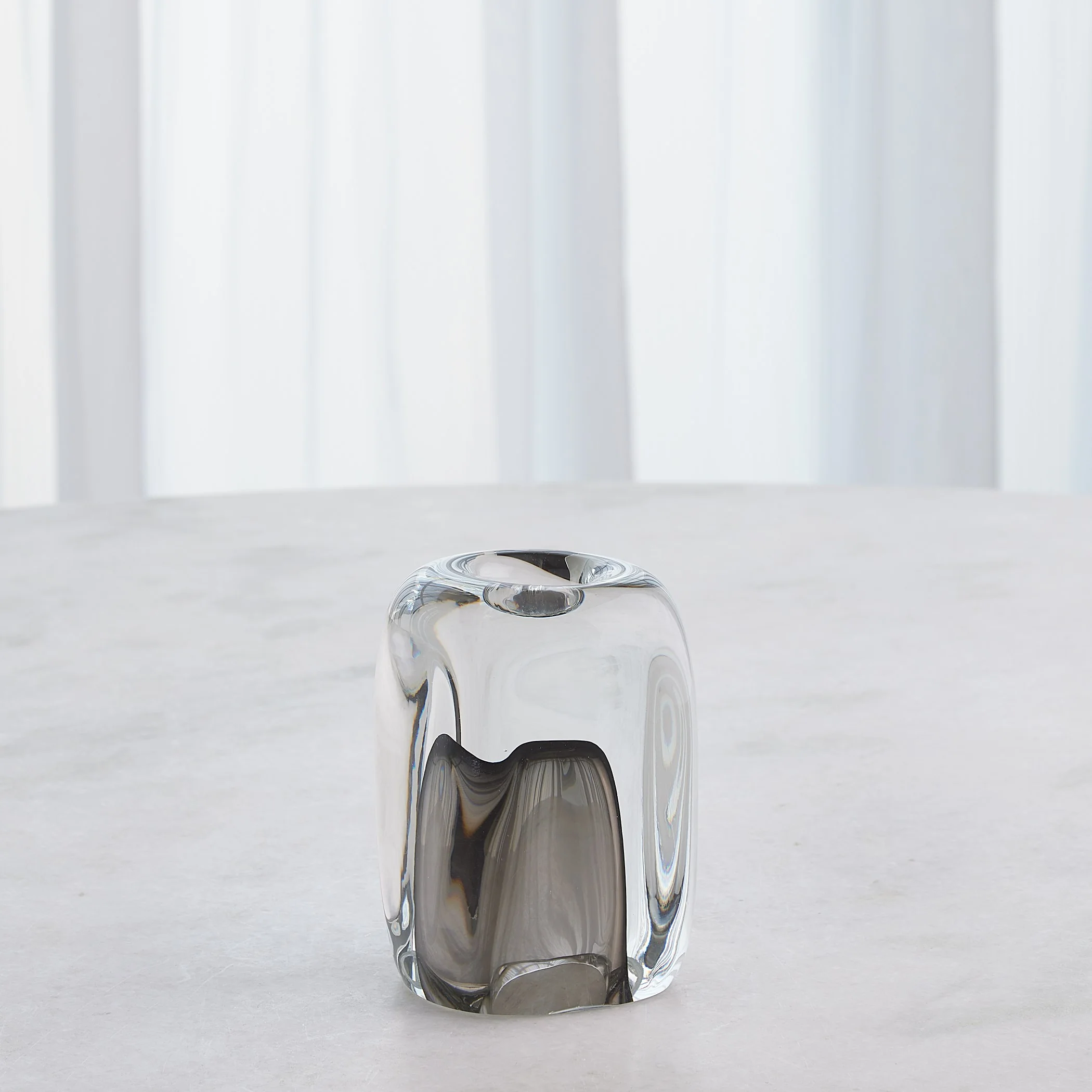 Global Views Tower Tea Light Holder/Vase Grey - Image 5