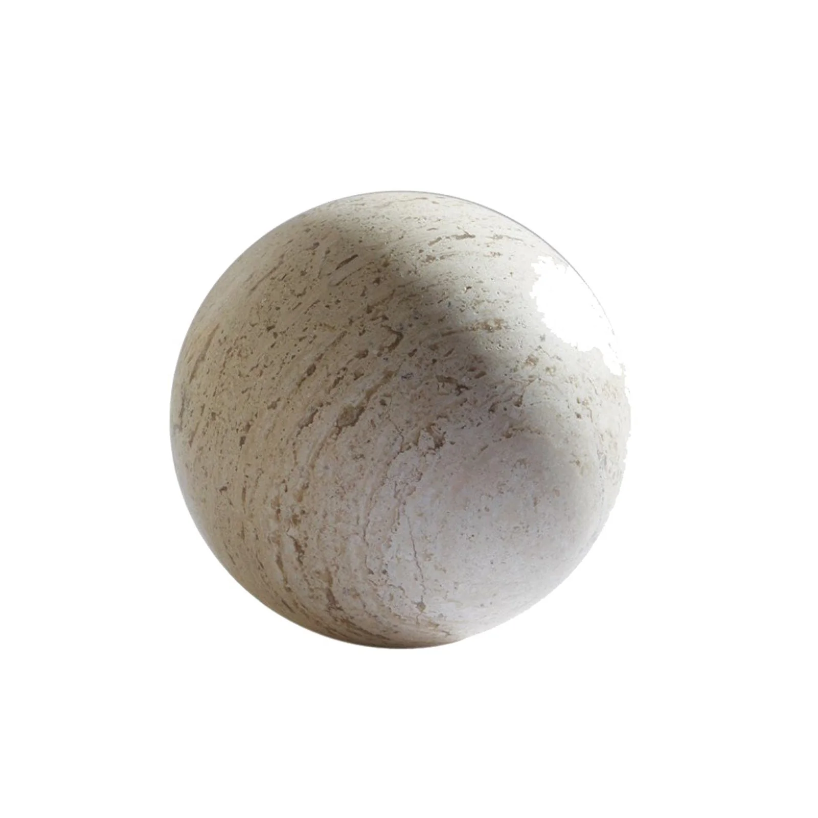 Global Views Travertine Sphere - Image 4