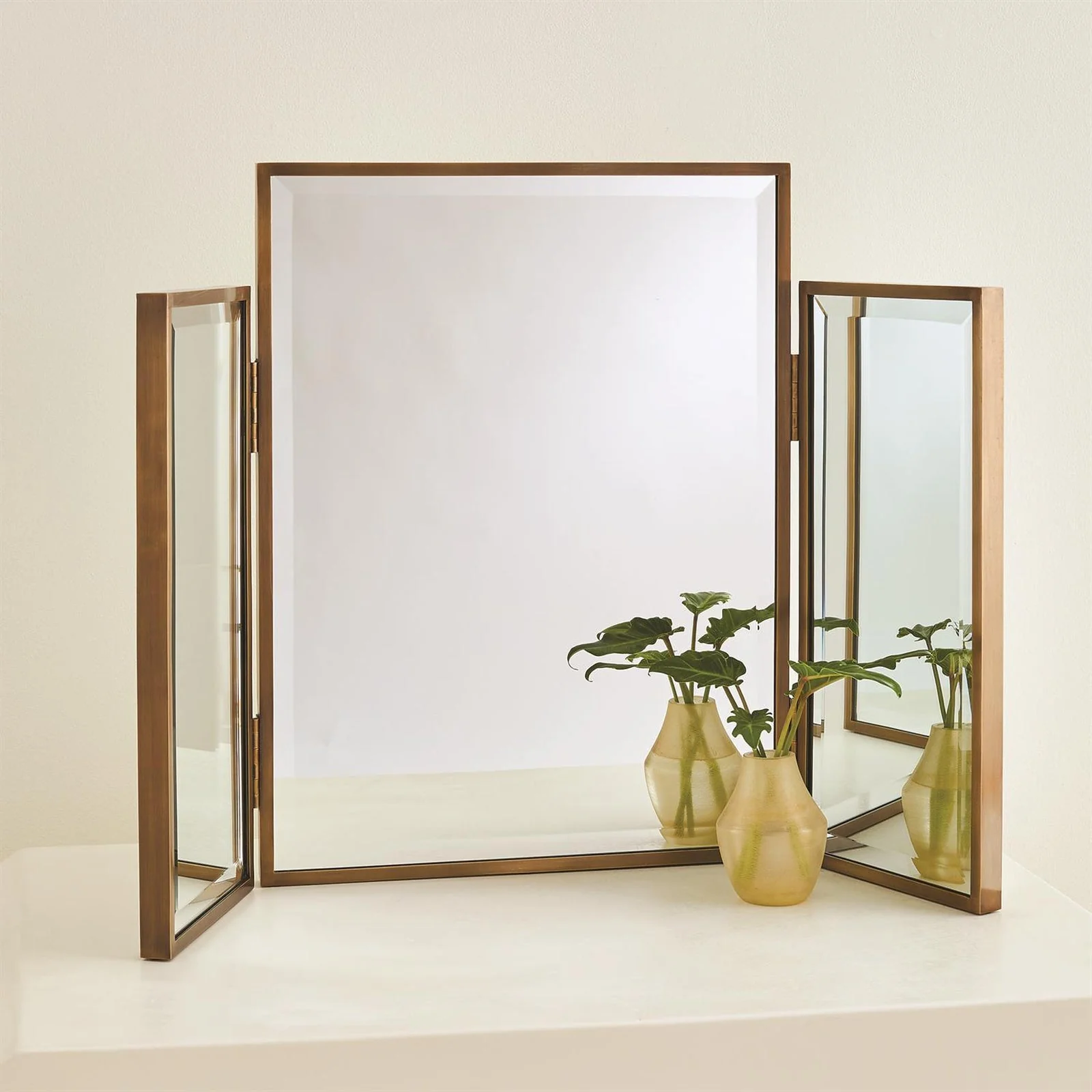 Global Views Tri Fold Vanity Mirror - Image 10