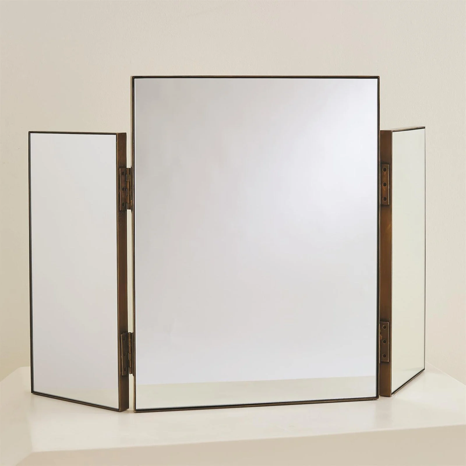 Global Views Tri Fold Vanity Mirror - Image 9