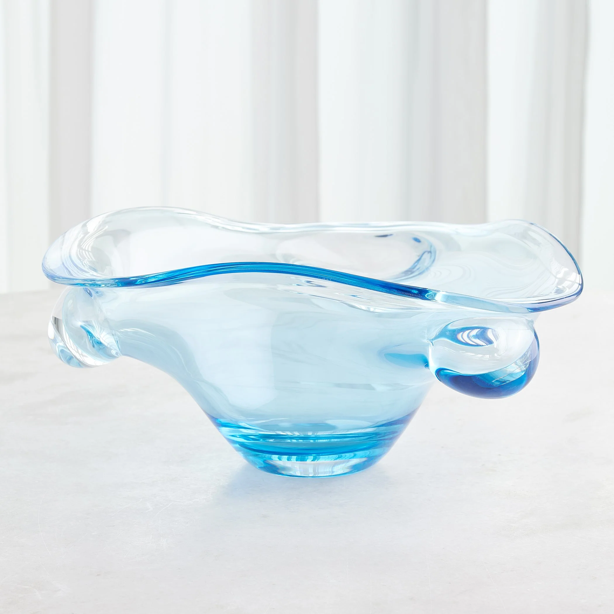 Global Views Triple Bubble Bowl Blue - Image 2