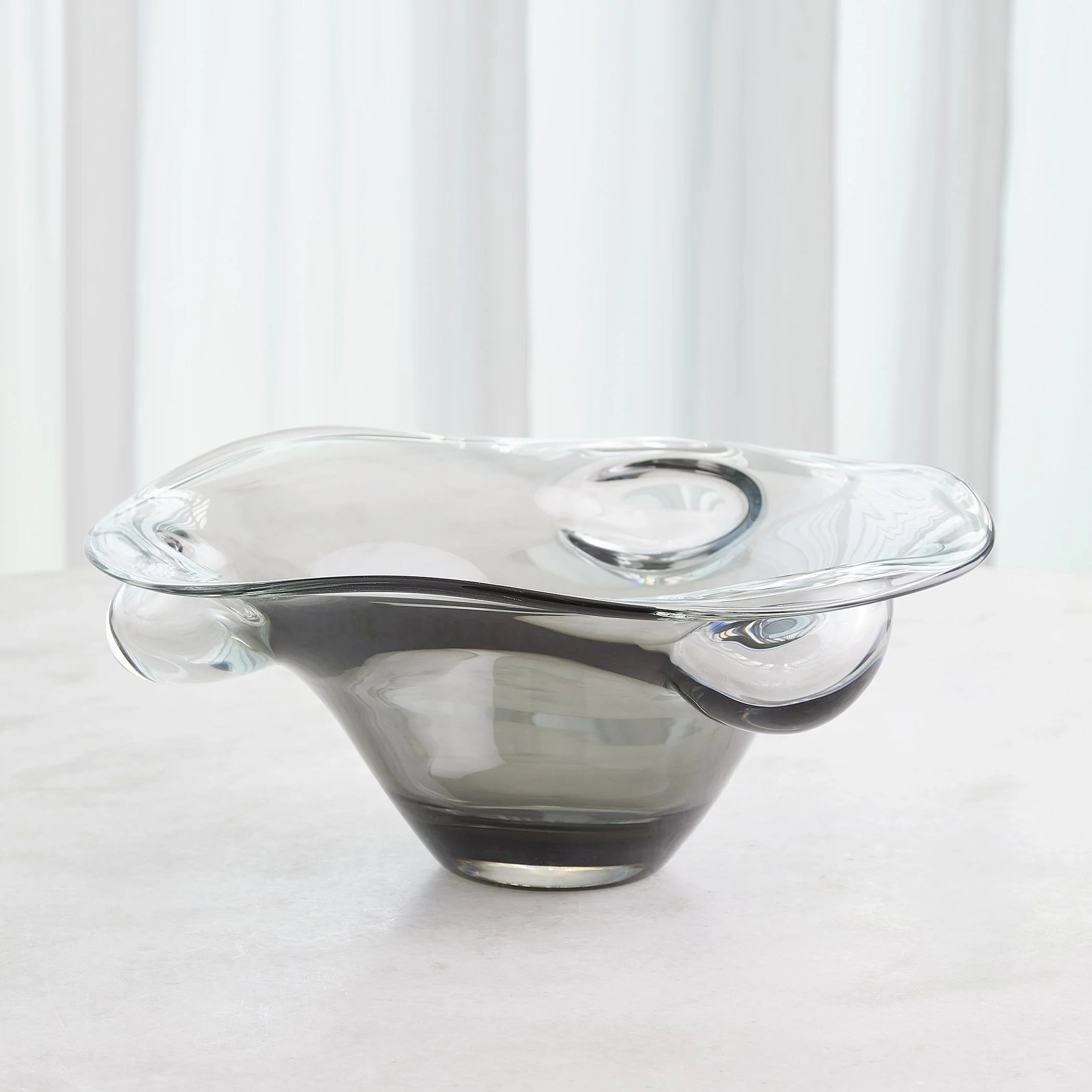 Global Views Triple Bubble Bowl-Grey - Image 2