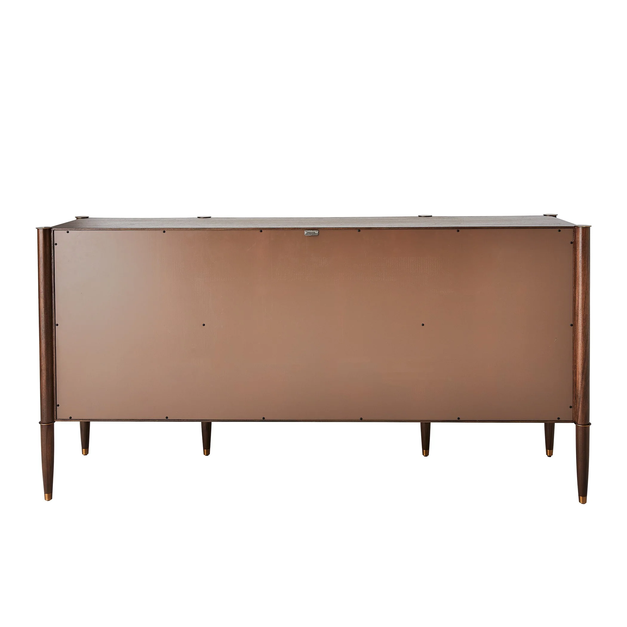 Global Views Triple Curve Cabinet Walnut - Image 7