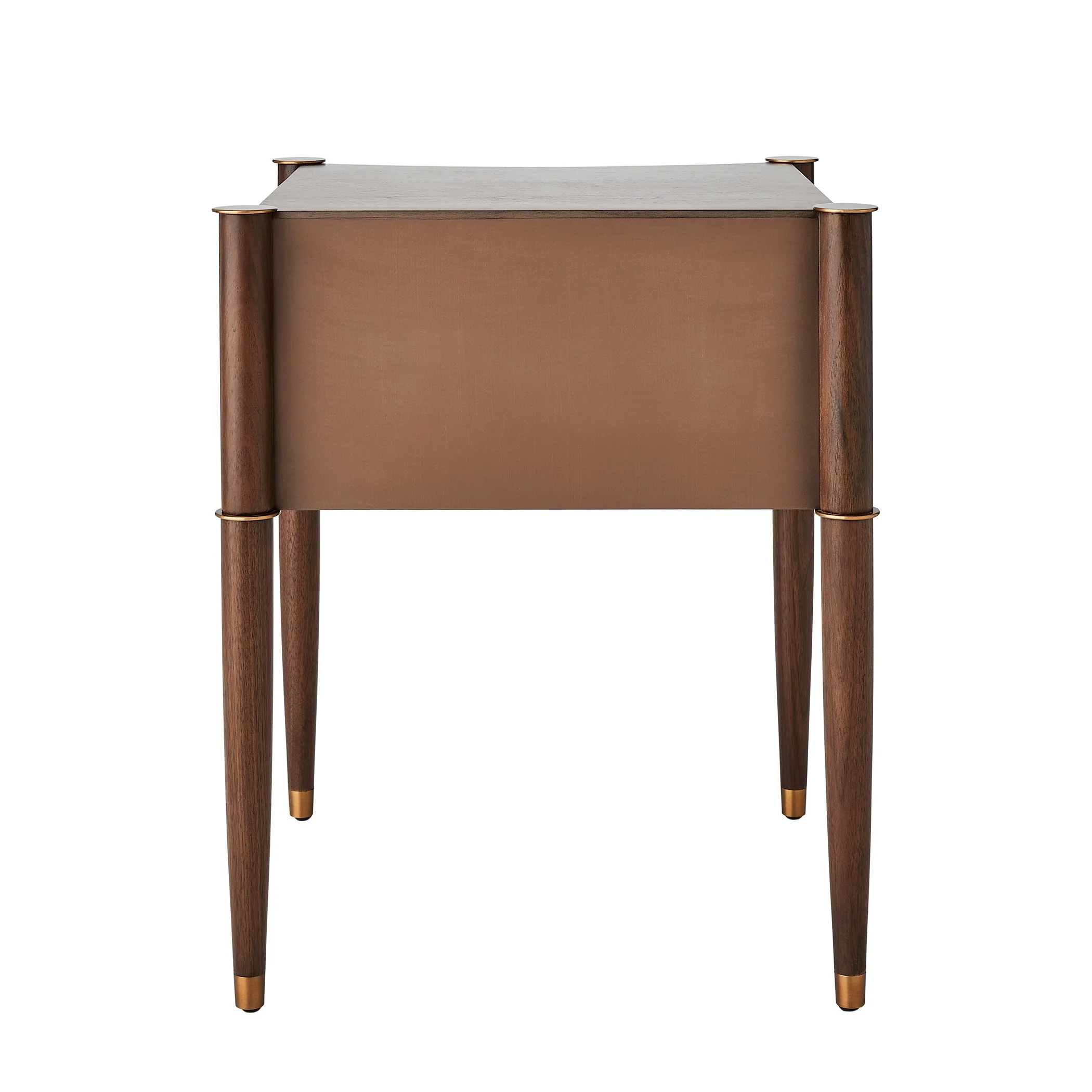 Global Views Triple Curve Side Table Walnut - Image 4