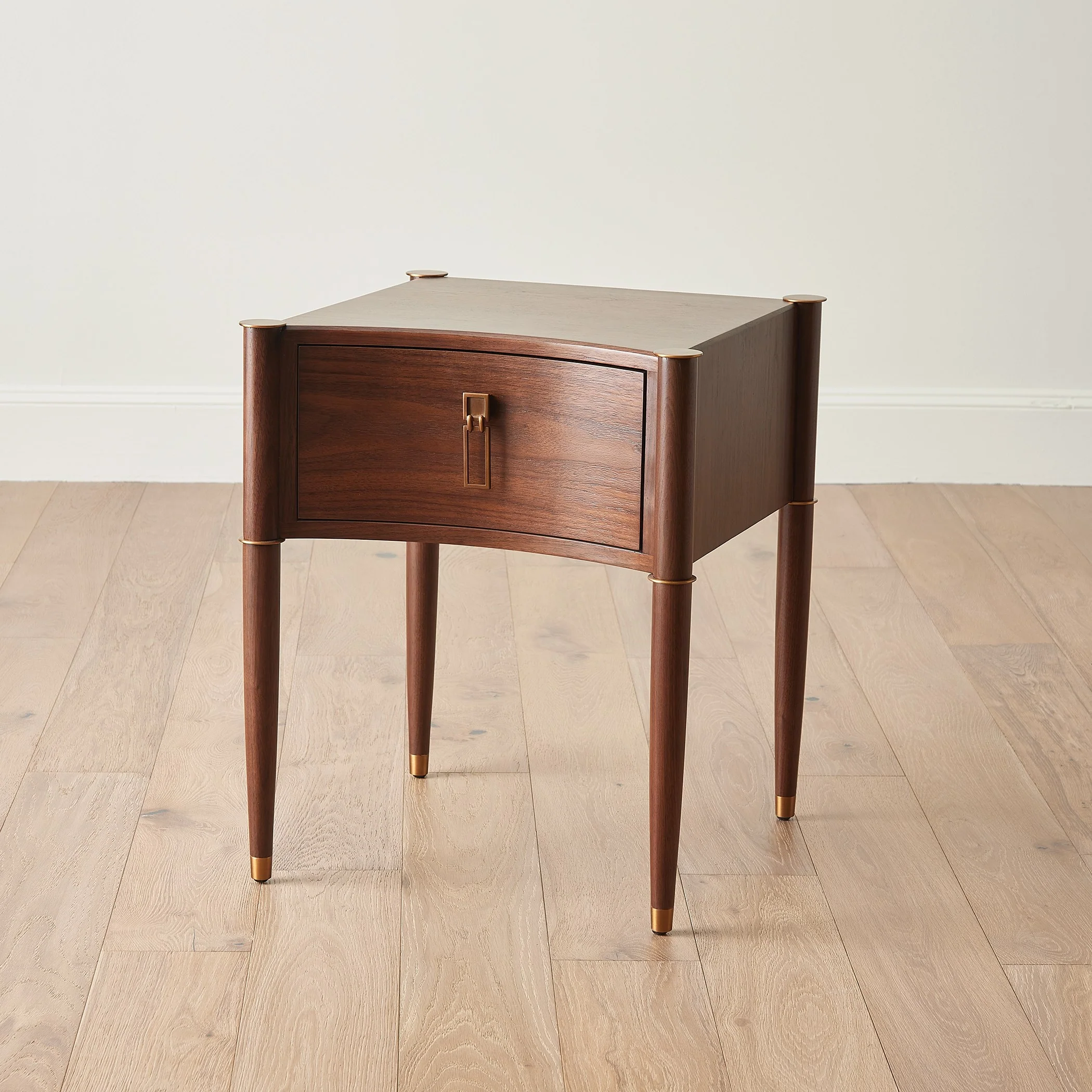 Global Views Triple Curve Side Table Walnut - Image 7