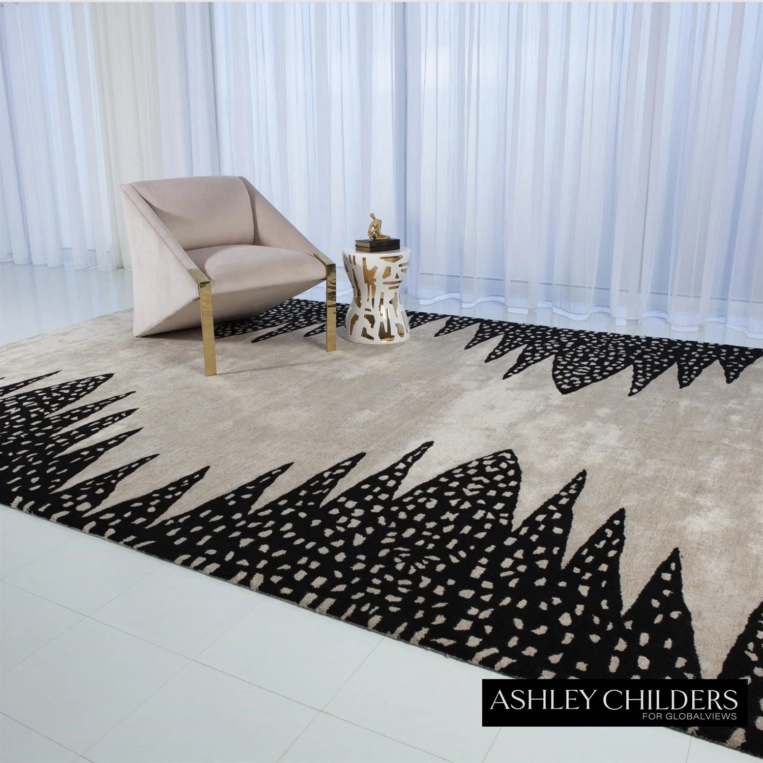 Global Views Tristan Rug by Ashley Childers - Image 2