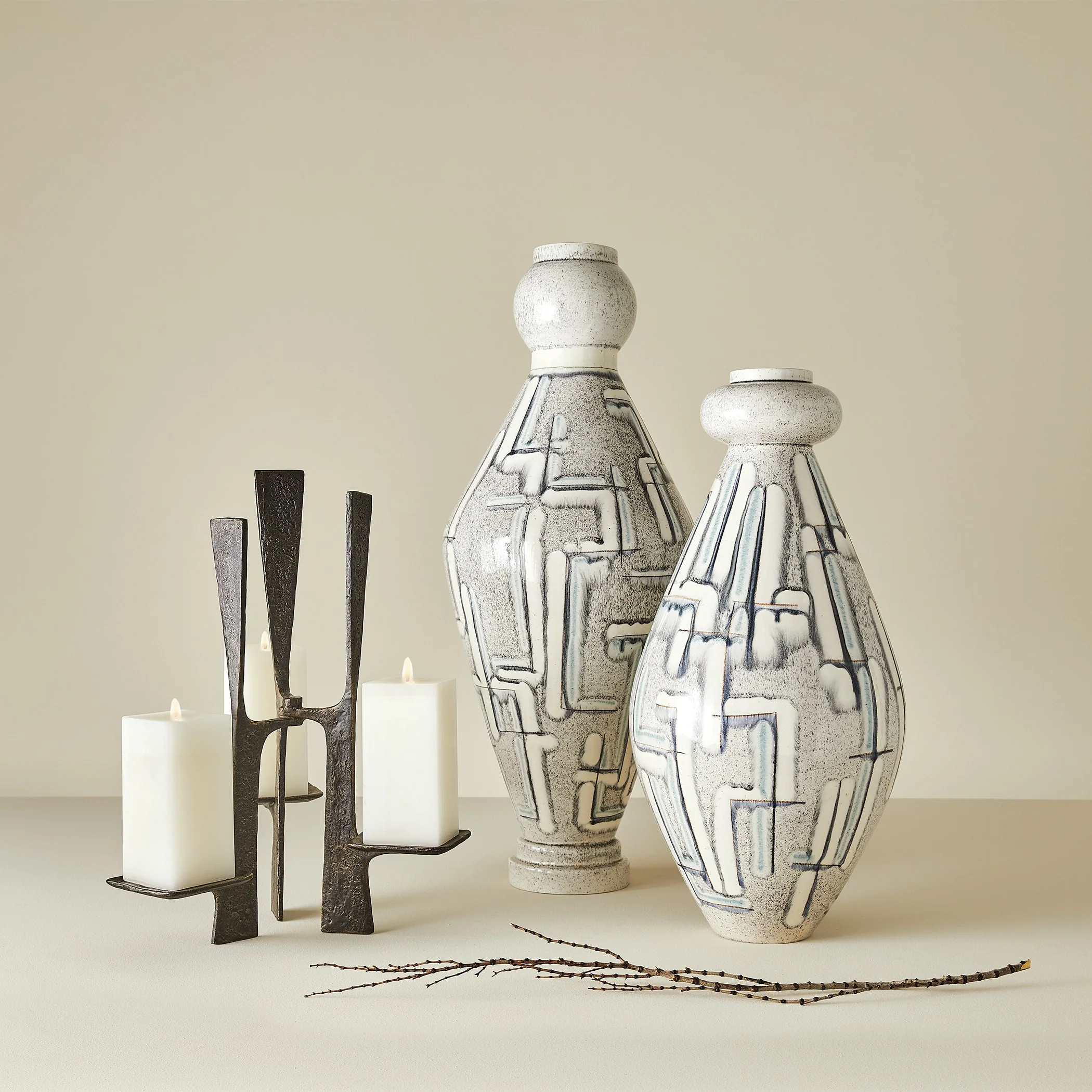 Global Views Triune Candleholder - Image 6
