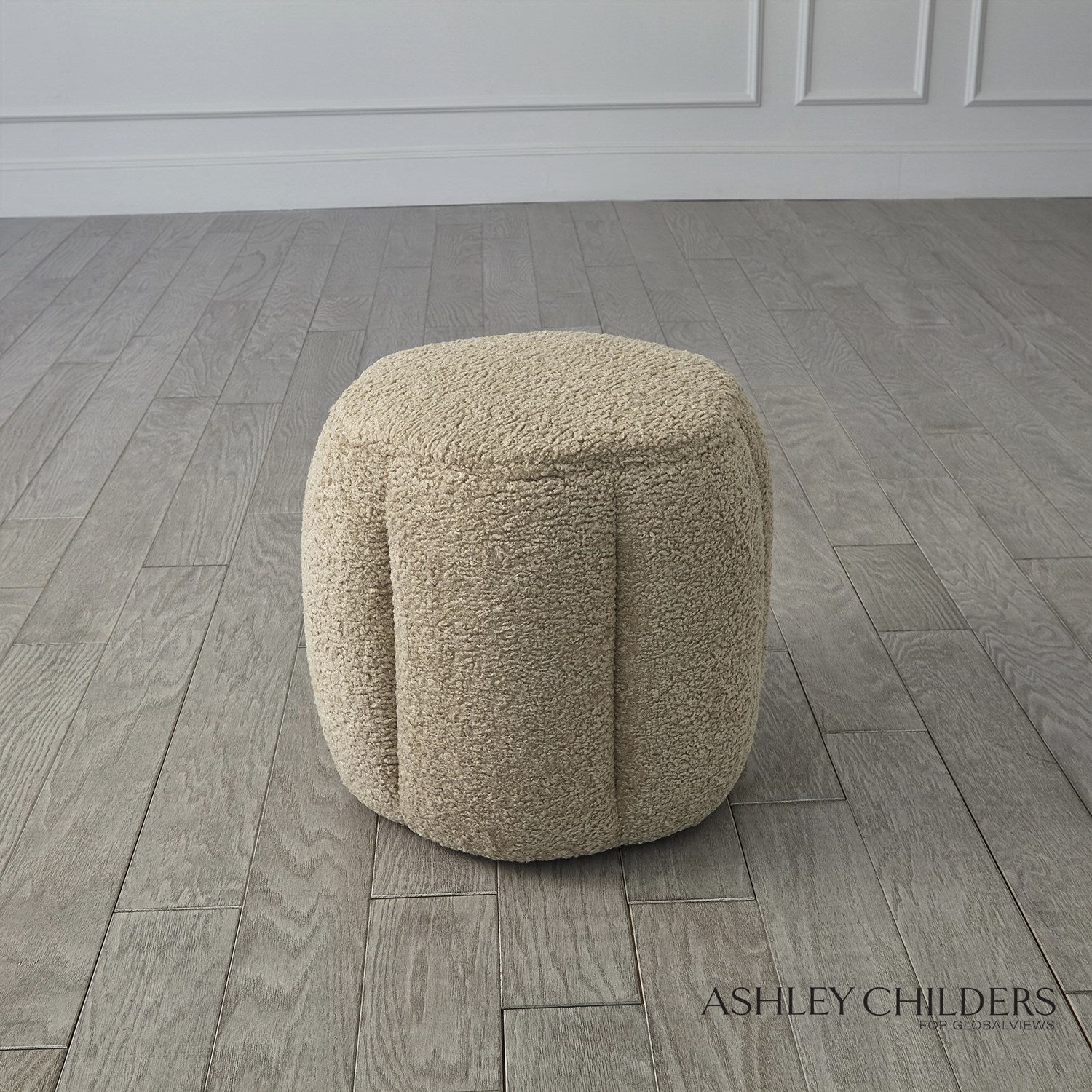 Global Views Tuffet Ottoman Sheepskin by Ashley Childers - Image 4