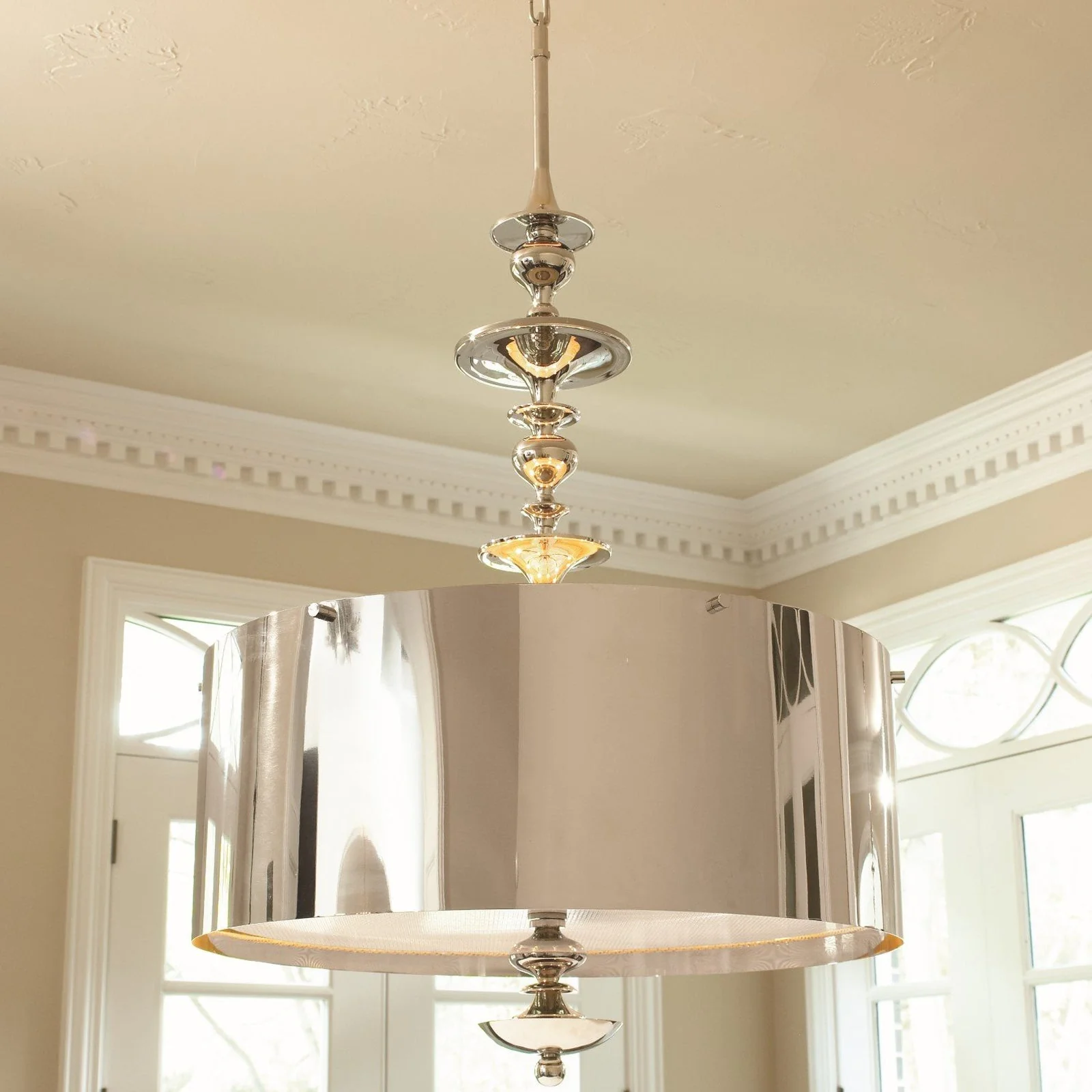 Global Views Turned Pendant Chandelier - Image 2