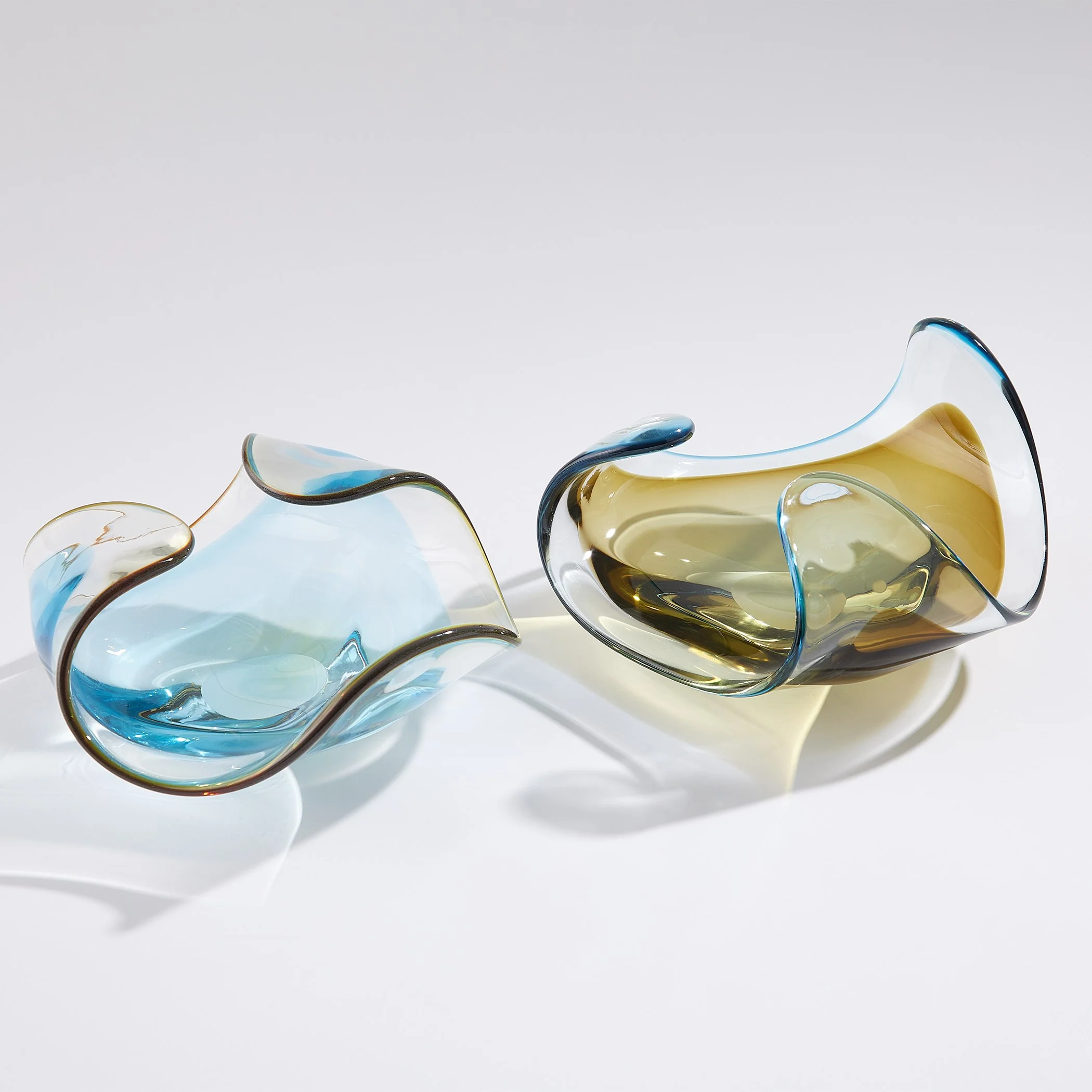 Global Views Turquoise/Beige Bowl - Image 10