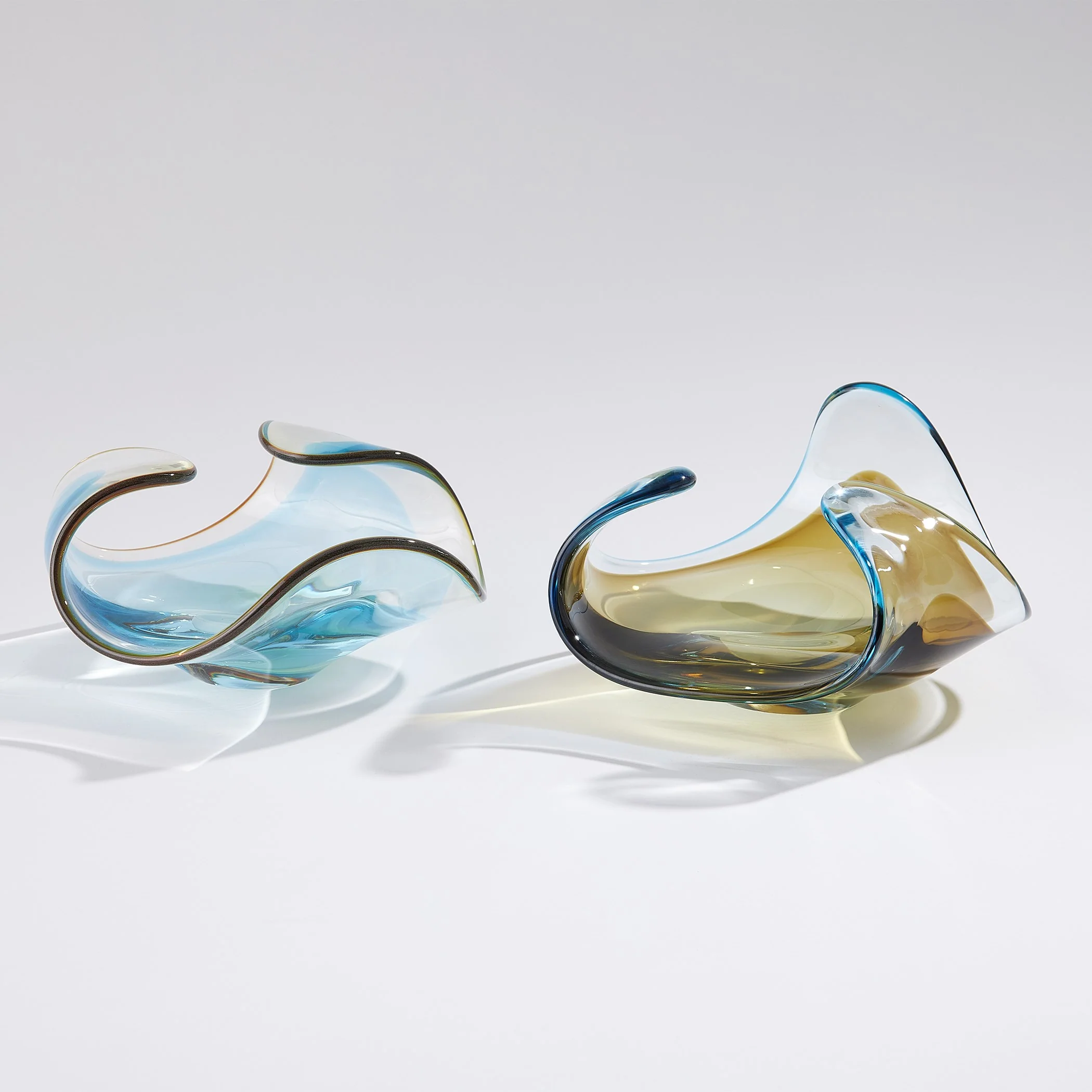 Global Views Turquoise/Beige Bowl - Image 11