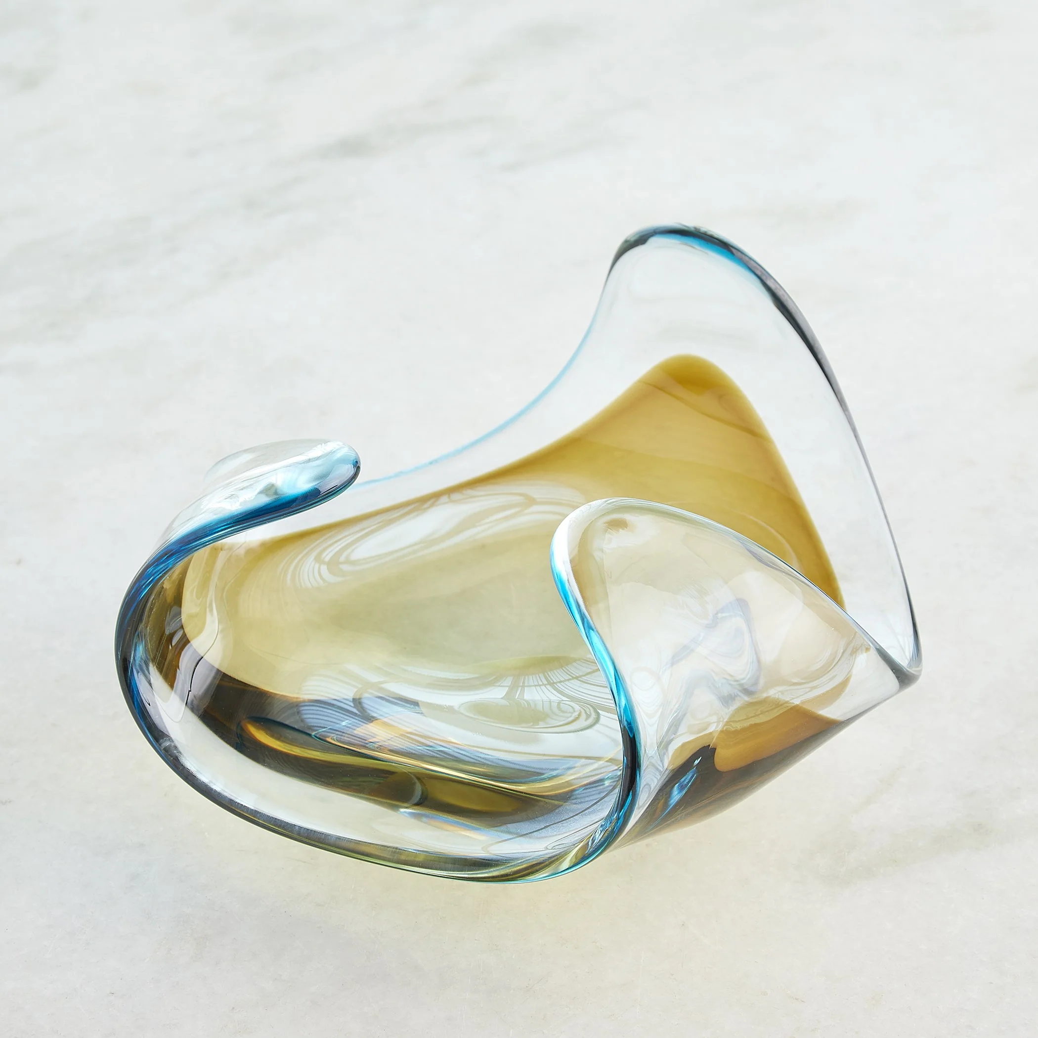 Global Views Turquoise/Beige Bowl - Image 12
