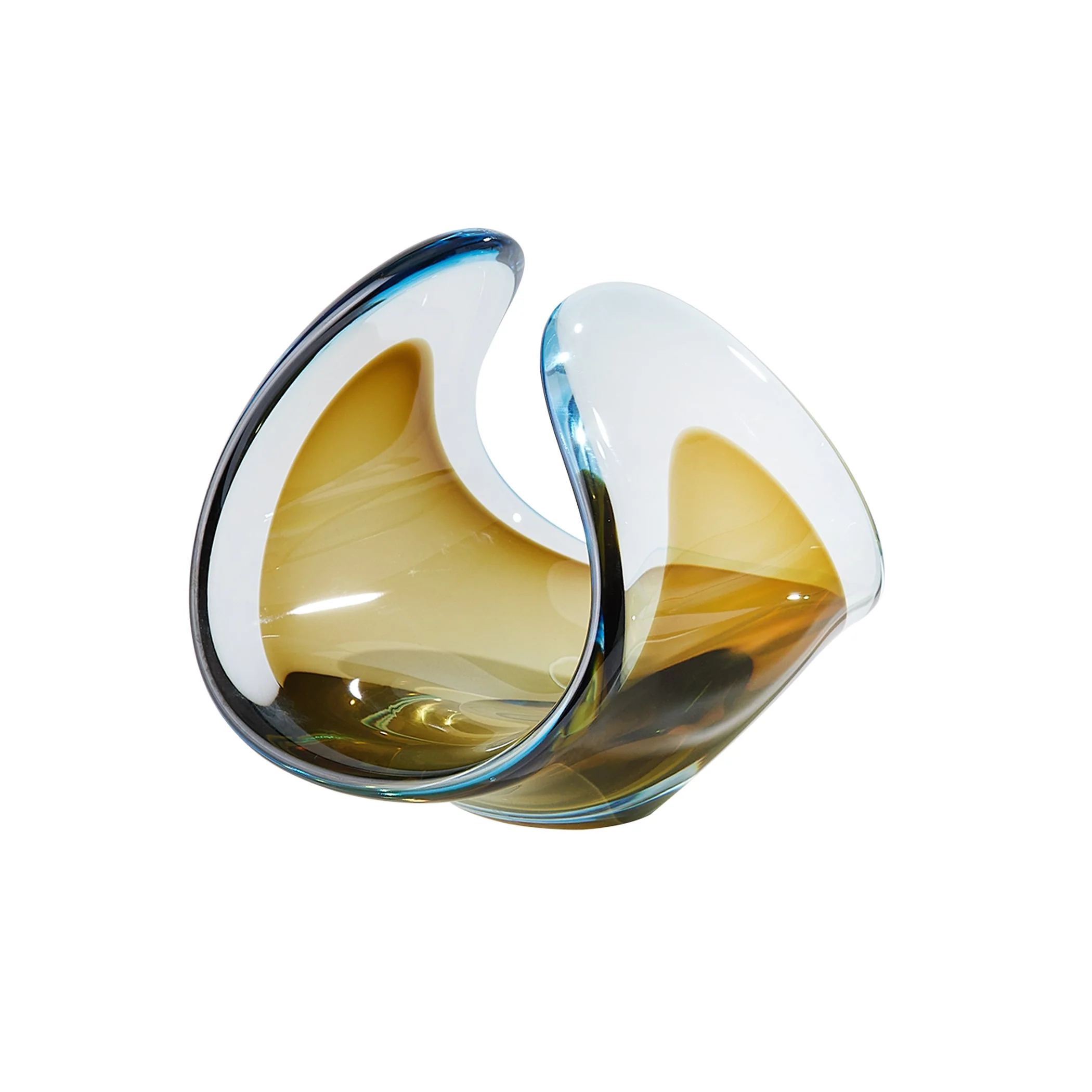 Global Views Turquoise/Beige Bowl - Image 7