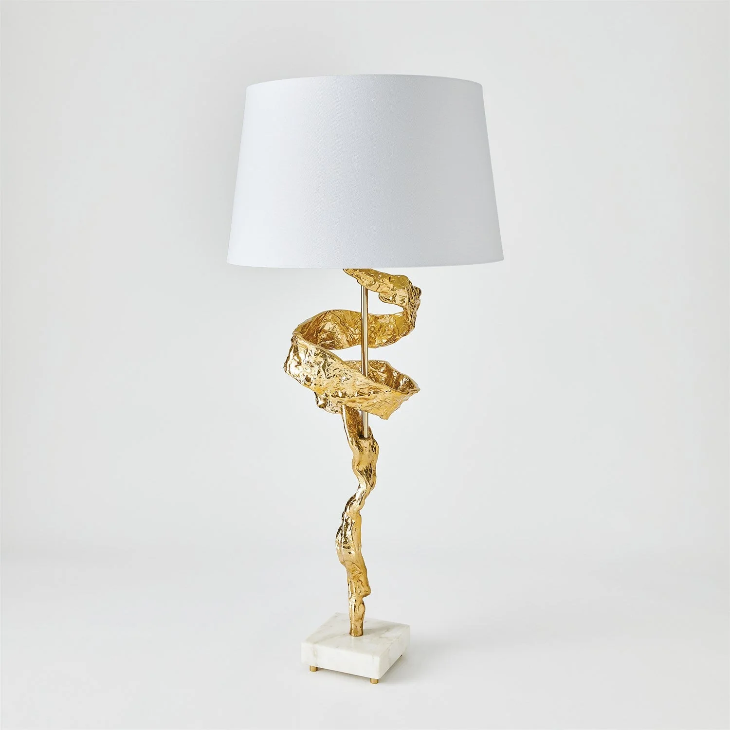Global Views Twist Lamp - Brass - Image 3