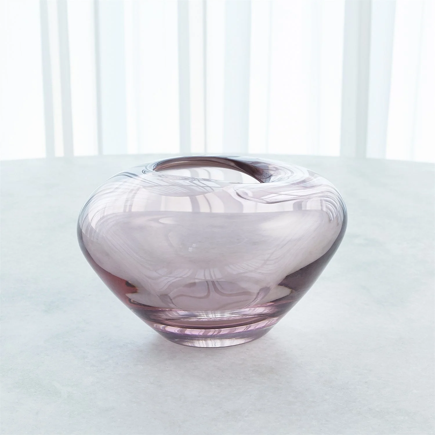 Global Views Undulating Vase - Amethyst - Image 7