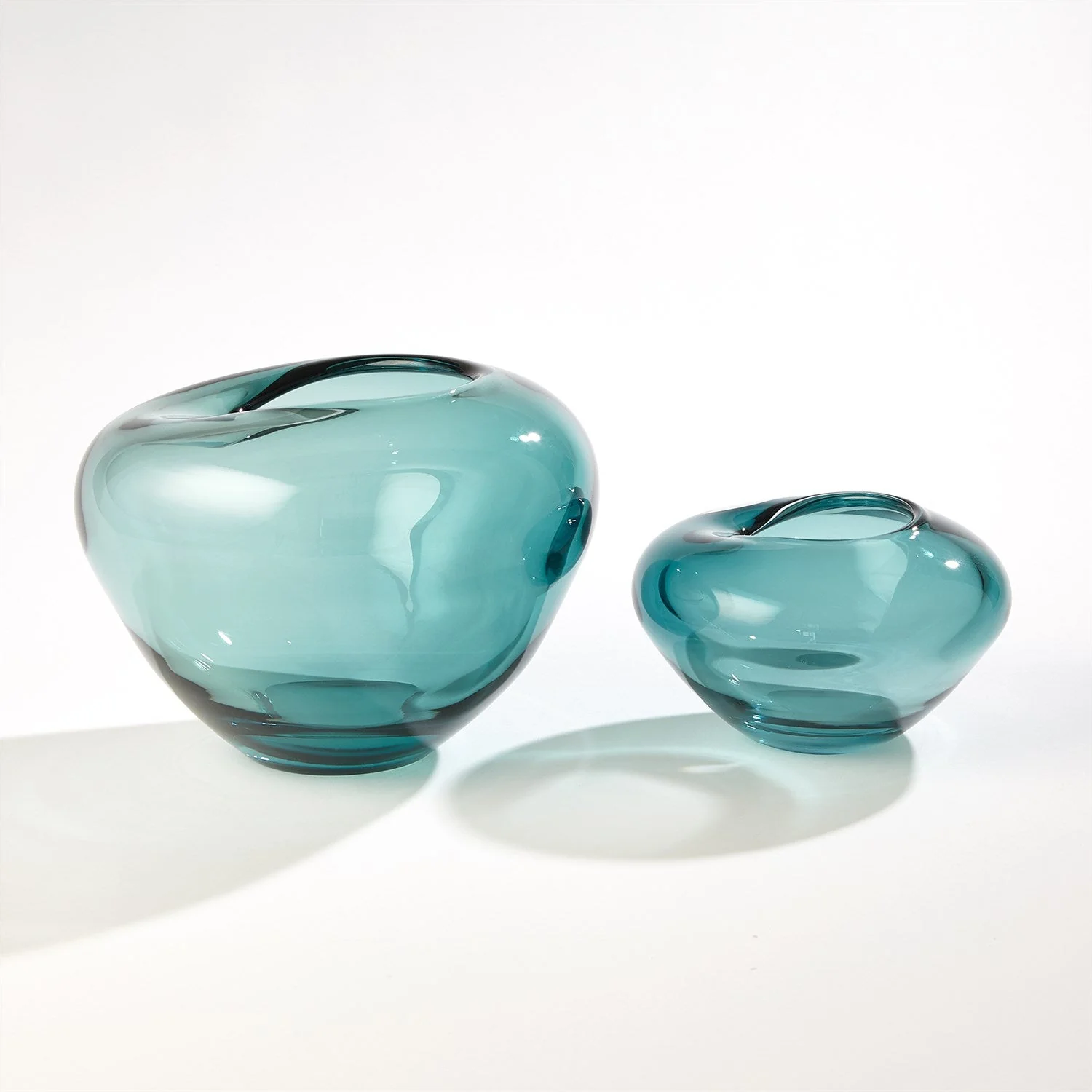 Global Views Undulating Vase - Azure - Image 2