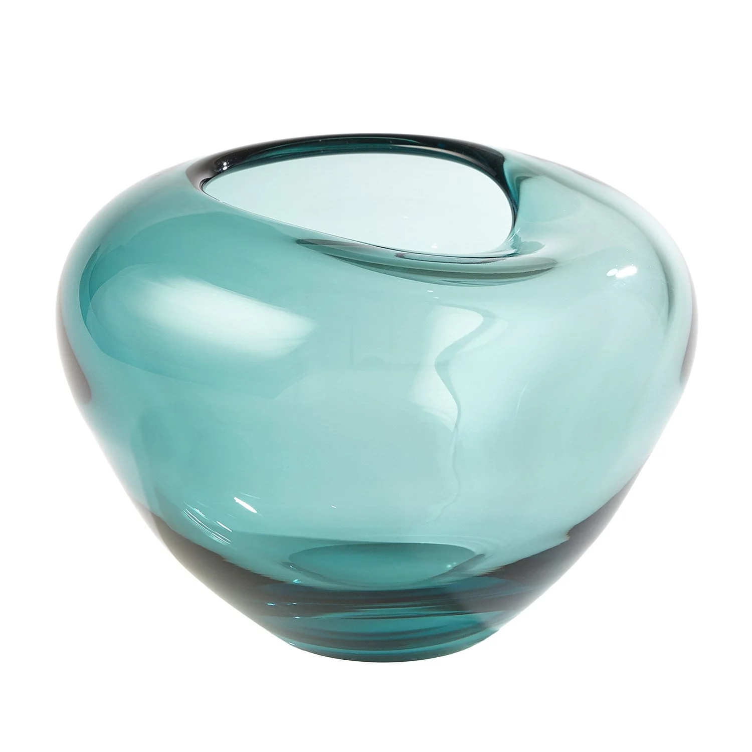 Global Views Undulating Vase - Azure - Image 3