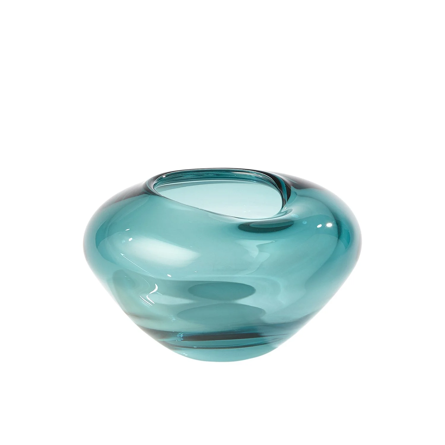 Global Views Undulating Vase - Azure - Image 5
