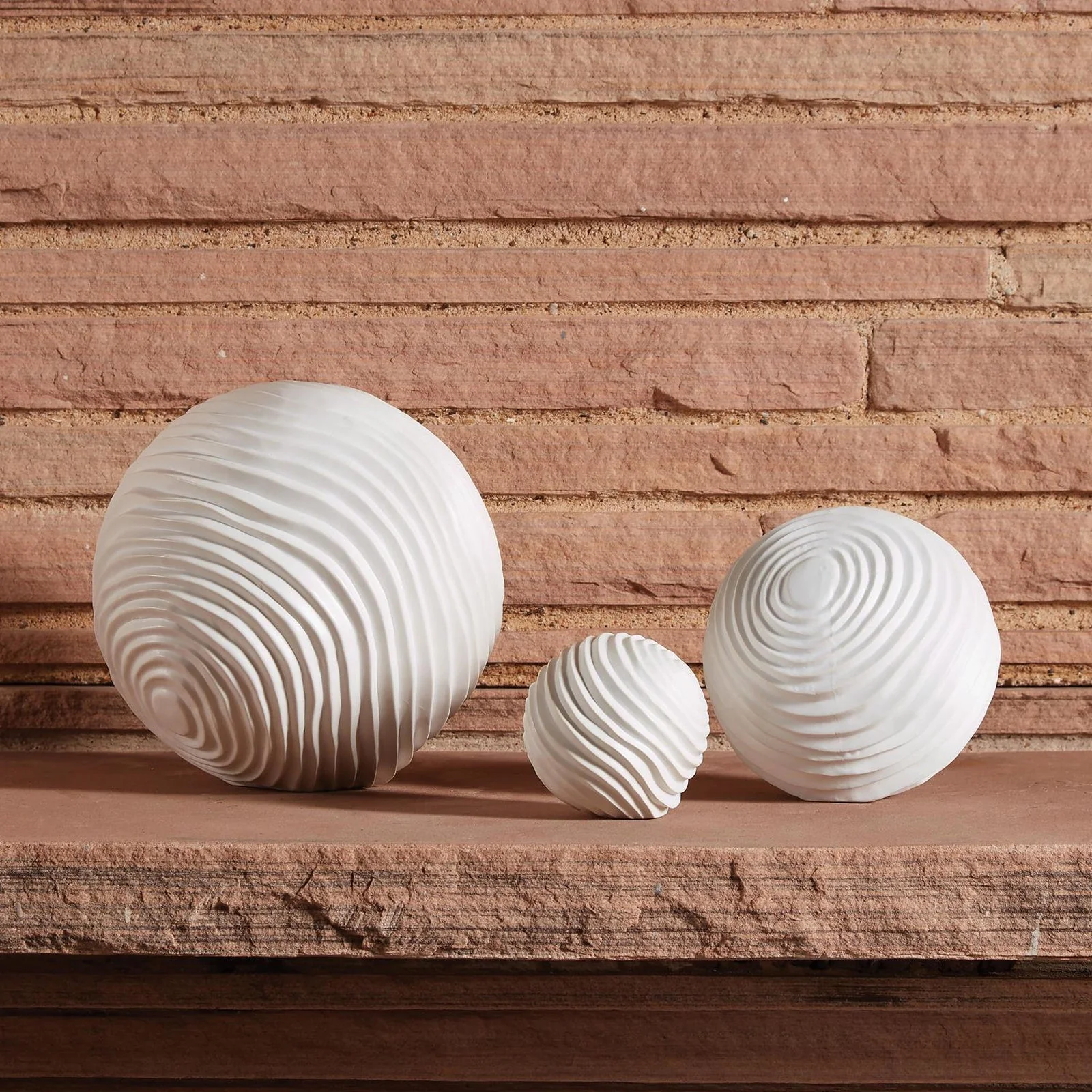Global Views Varenne Sphere-Matte White - Image 5