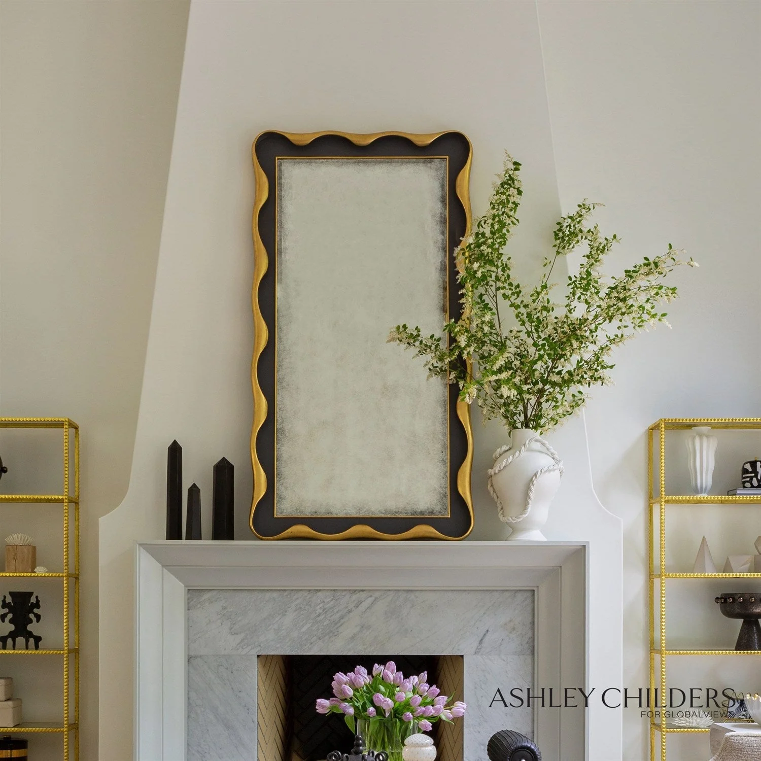 Global Views Venus Leaning Mirror by Ashley Childers - Image 2