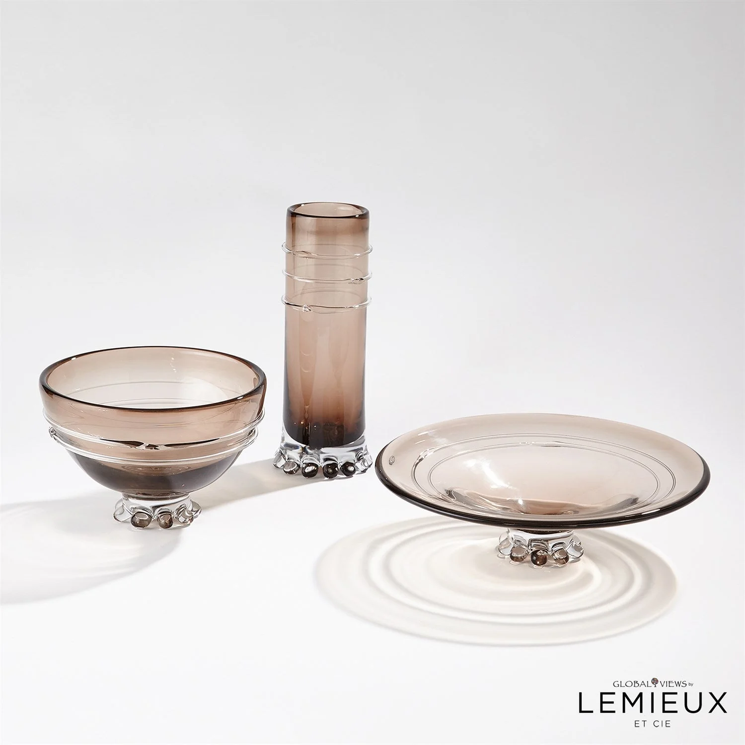 Global Views Verre Lisse Collection - Dore - Image 3
