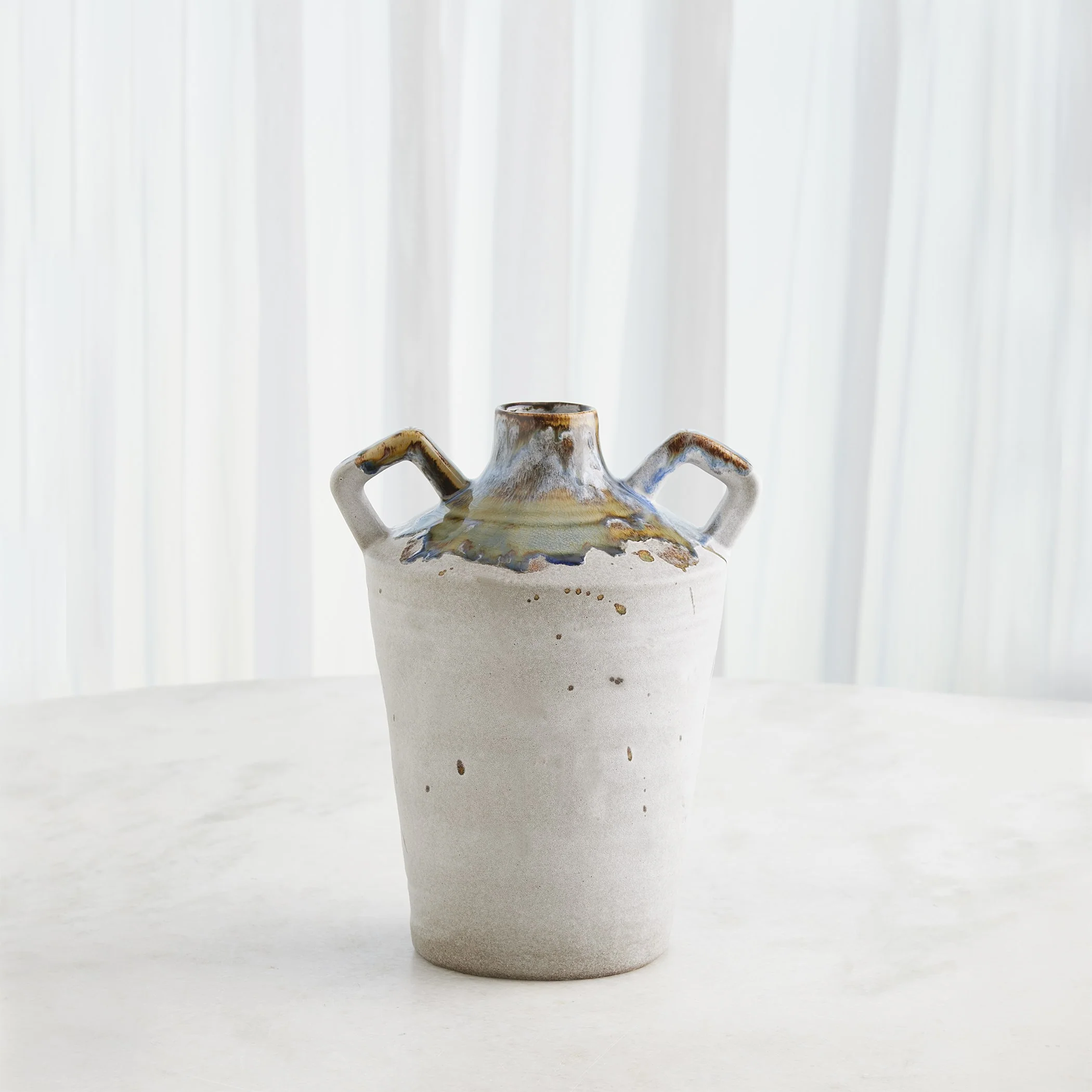 Global Views Volcan Grey/Reactive Green Vases and Jars - Image 14