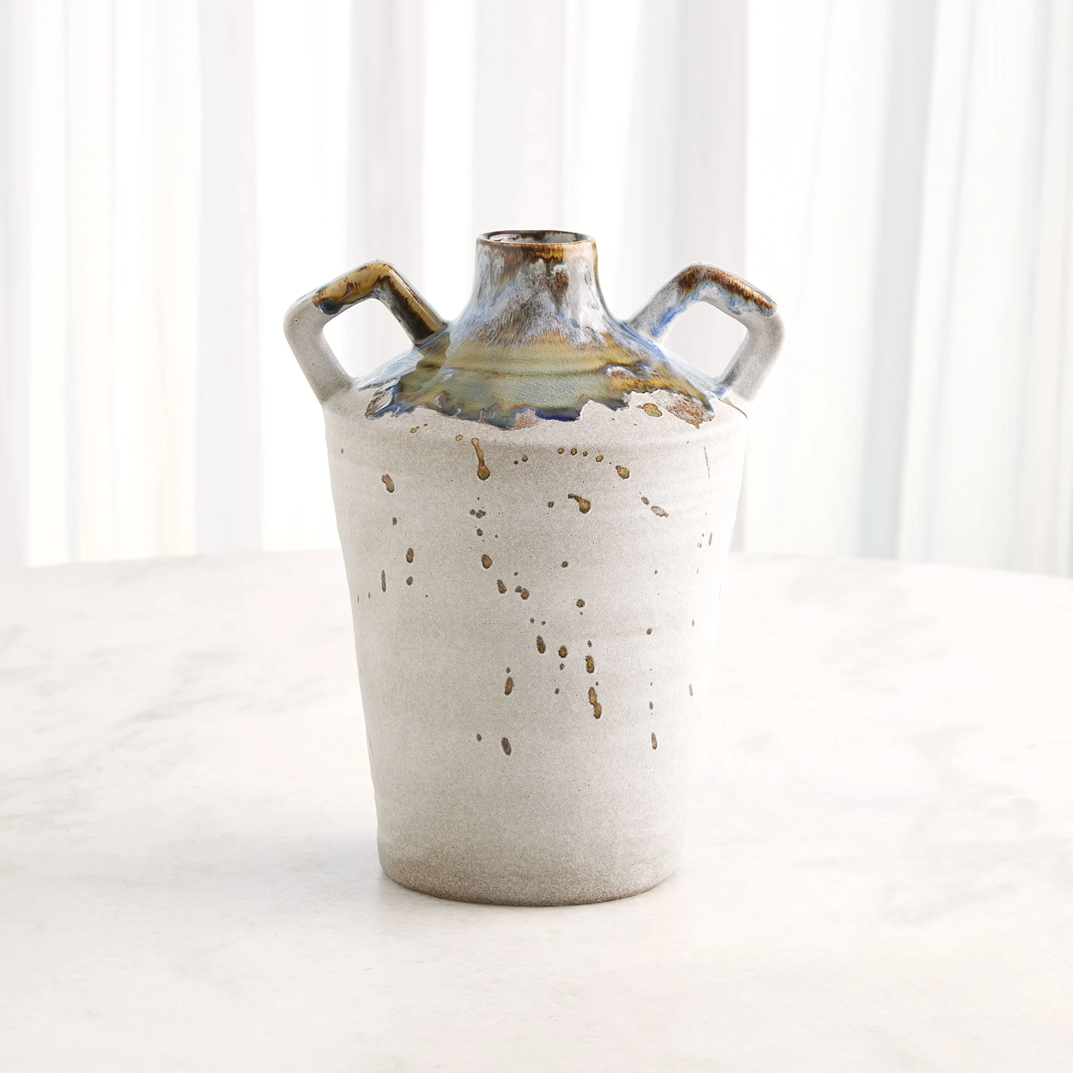 Global Views Volcan Grey/Reactive Green Vases and Jars - Image 18