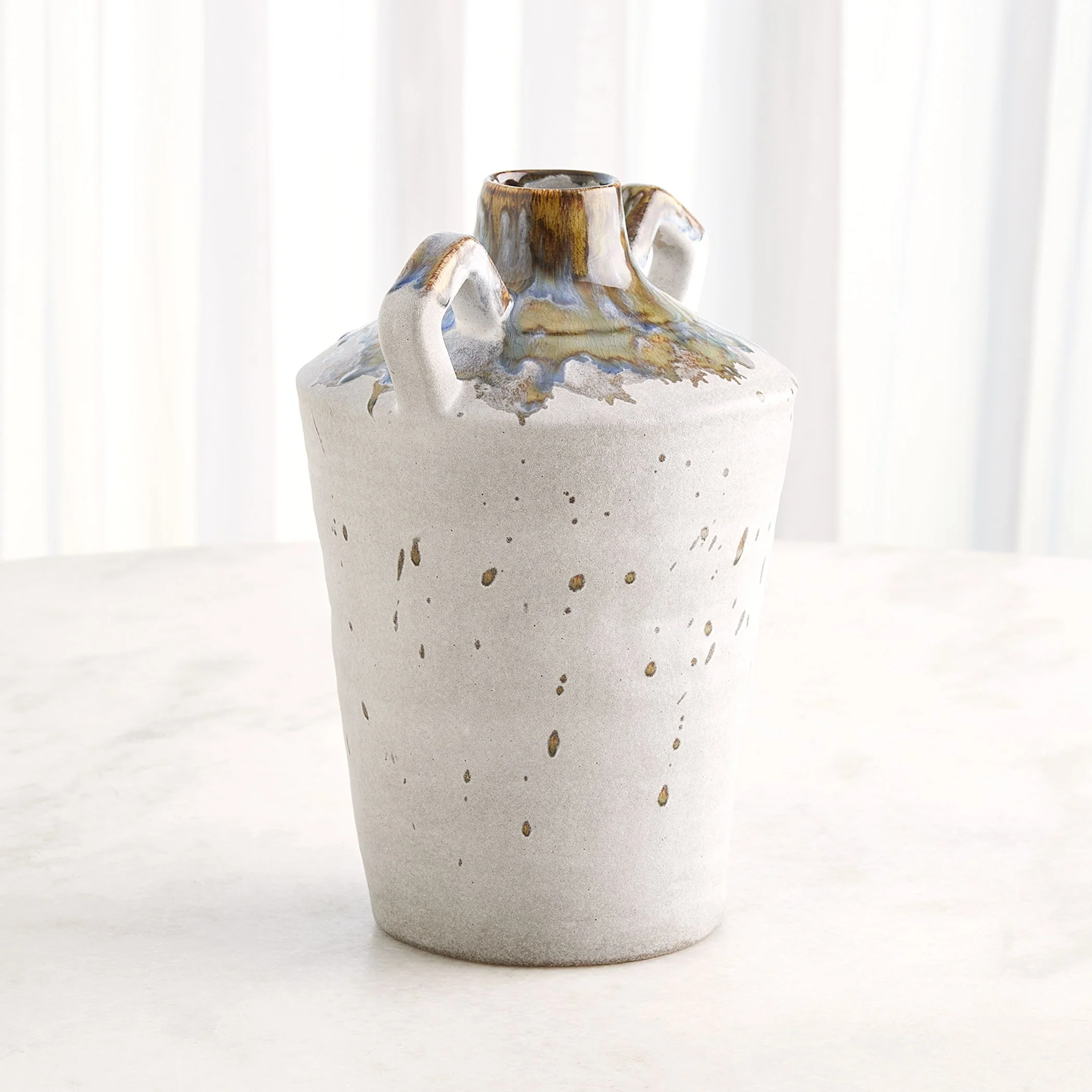 Global Views Volcan Grey/Reactive Green Vases and Jars - Image 19