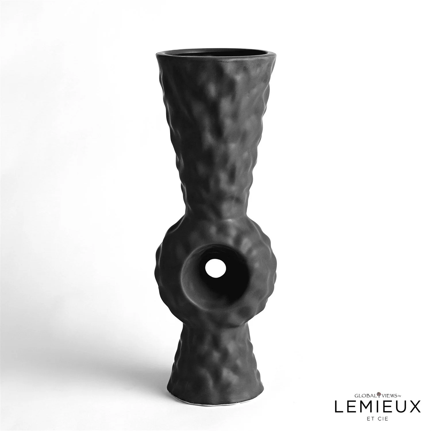 Global Views Volcanic Vase - Black Volcano - Image 4